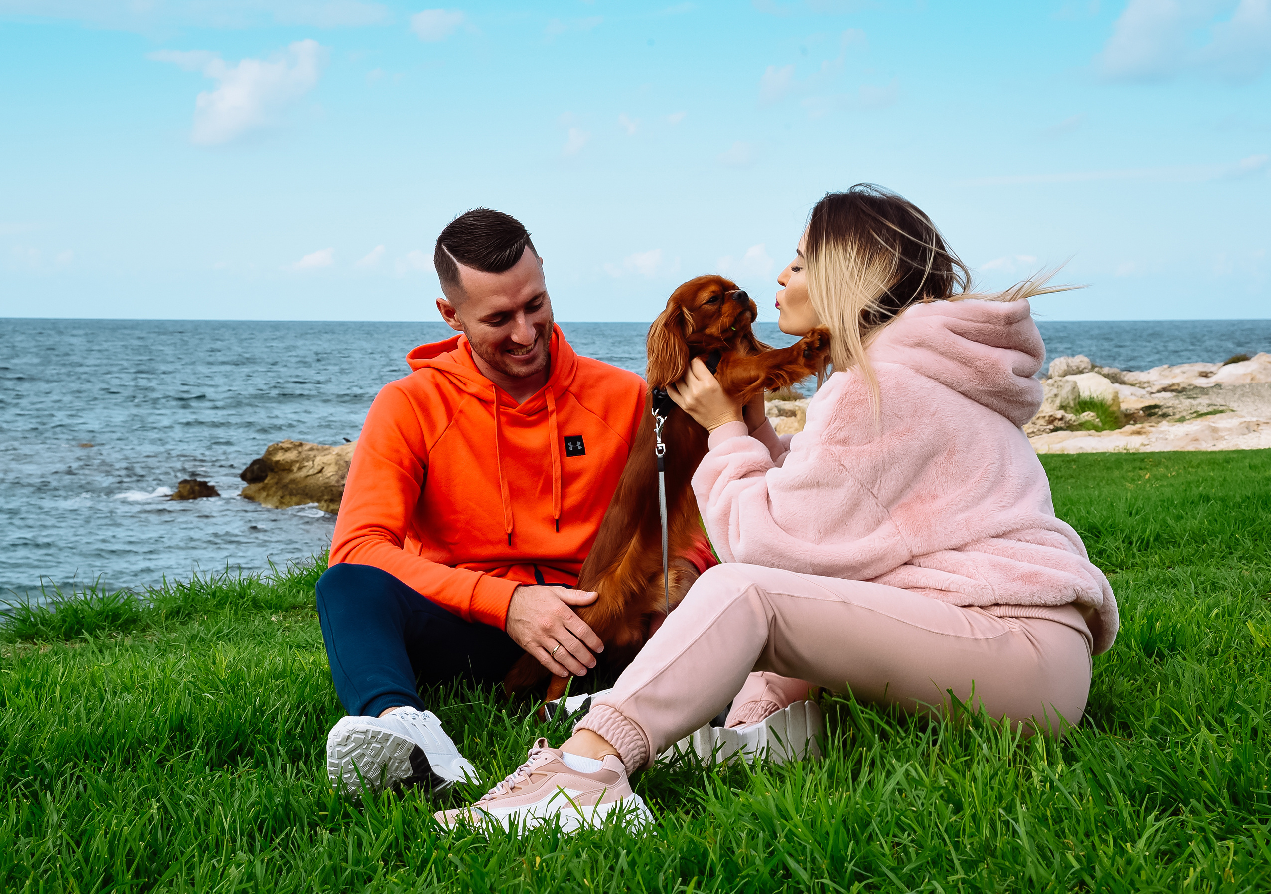 Двое и собака. Свадебный и семейный фотограф