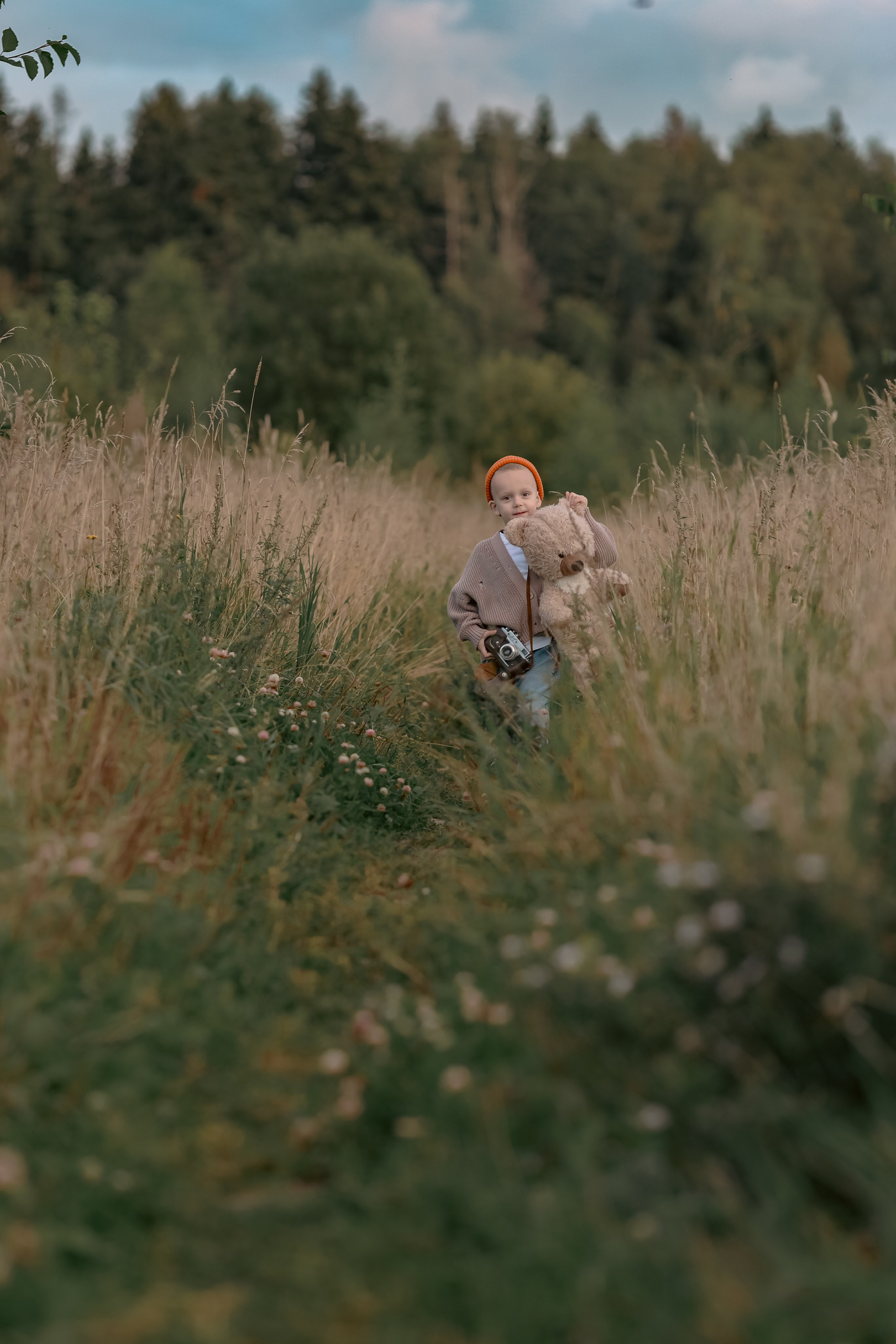 Фотоохота на медведя от Матвея. Детский и семейный фотограф Евгения Вахнеева Москва Зеленоград
