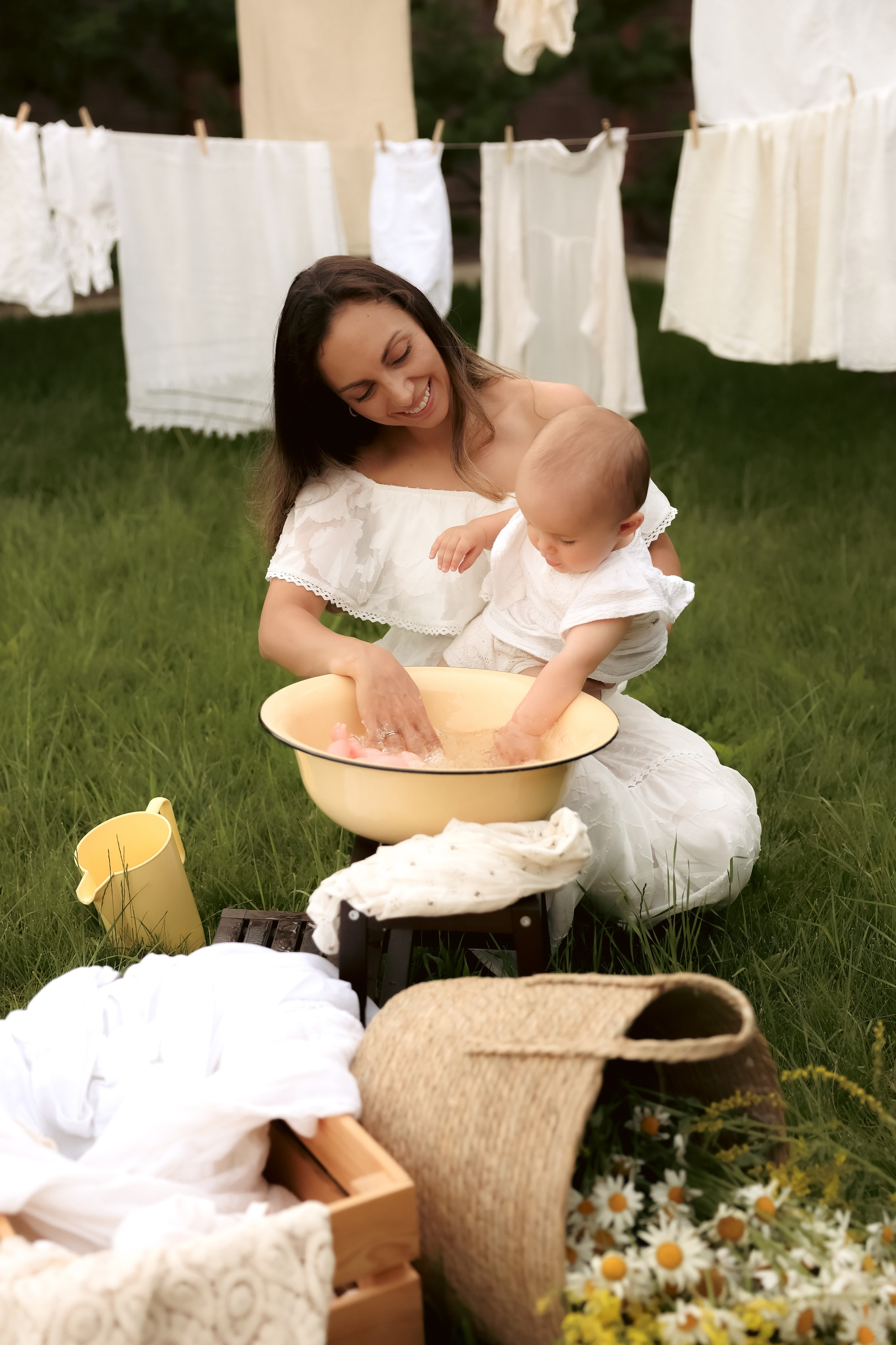 Большая стирка. Ваш семейный newborn и lifestyle фотограф в СПБ Наталья Журавлева