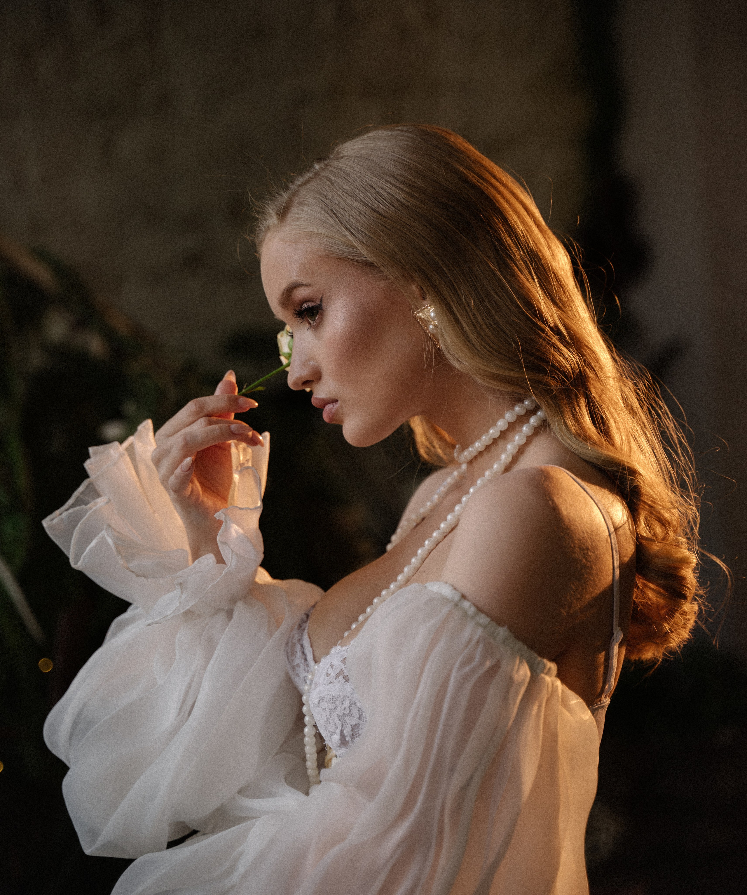 Невеста на пикнике в замке