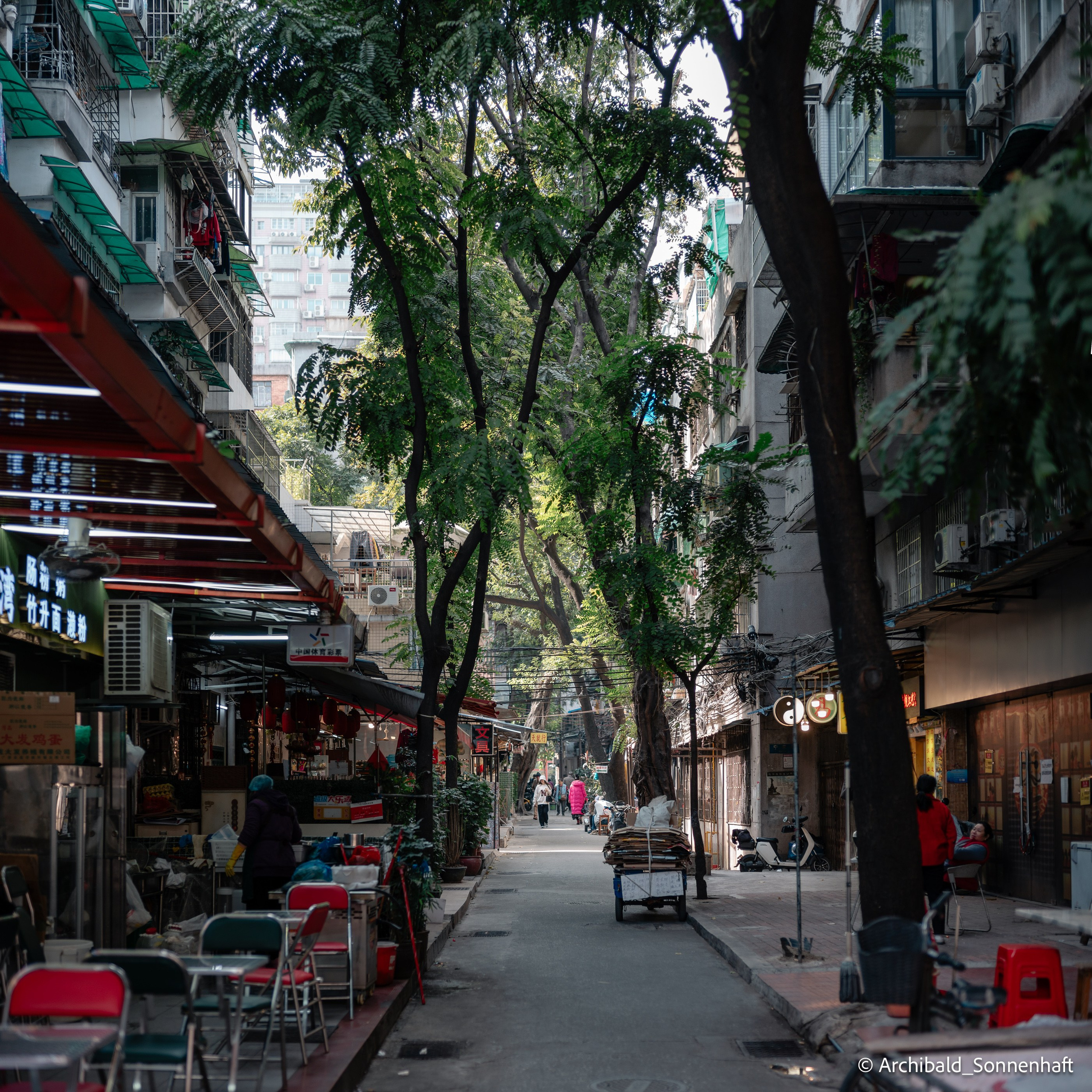 Yuexiu district in Guangzhou. Photographer in Guangzhou, China. Archibald Sonnenhaft