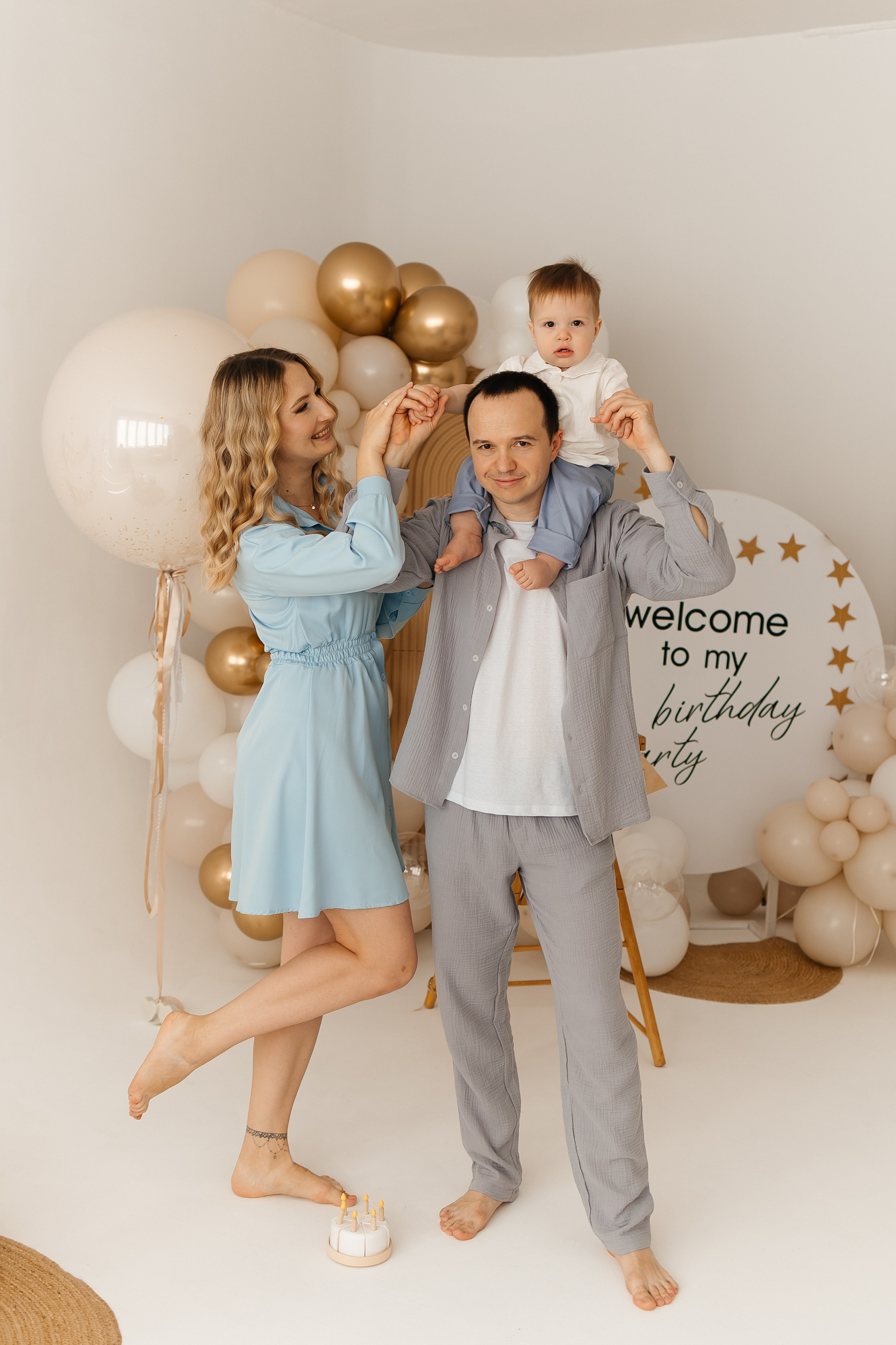 К годику Демьяна — фотостудия «My kitten». Семейный фотограф в Краснодаре Храмова Анна