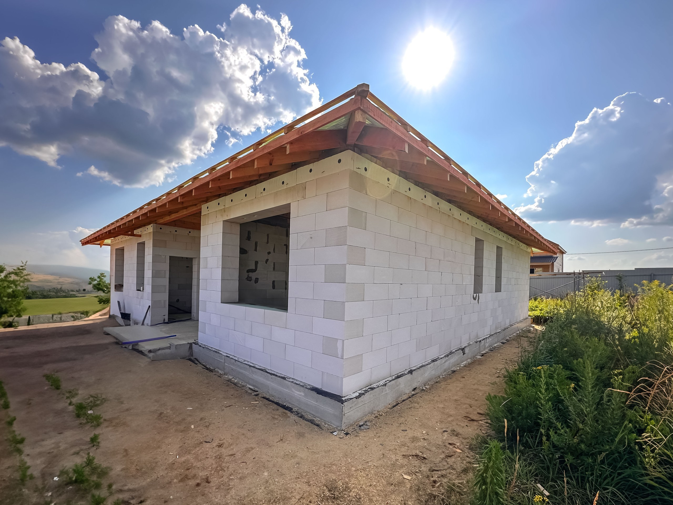 Строительство дома 205 м² под ключ в Москве и МО | Фундамент плита, стены ГСБ, кровля металлочерепица. Строительная компания «Милый дом» МД. Москва и Московская область