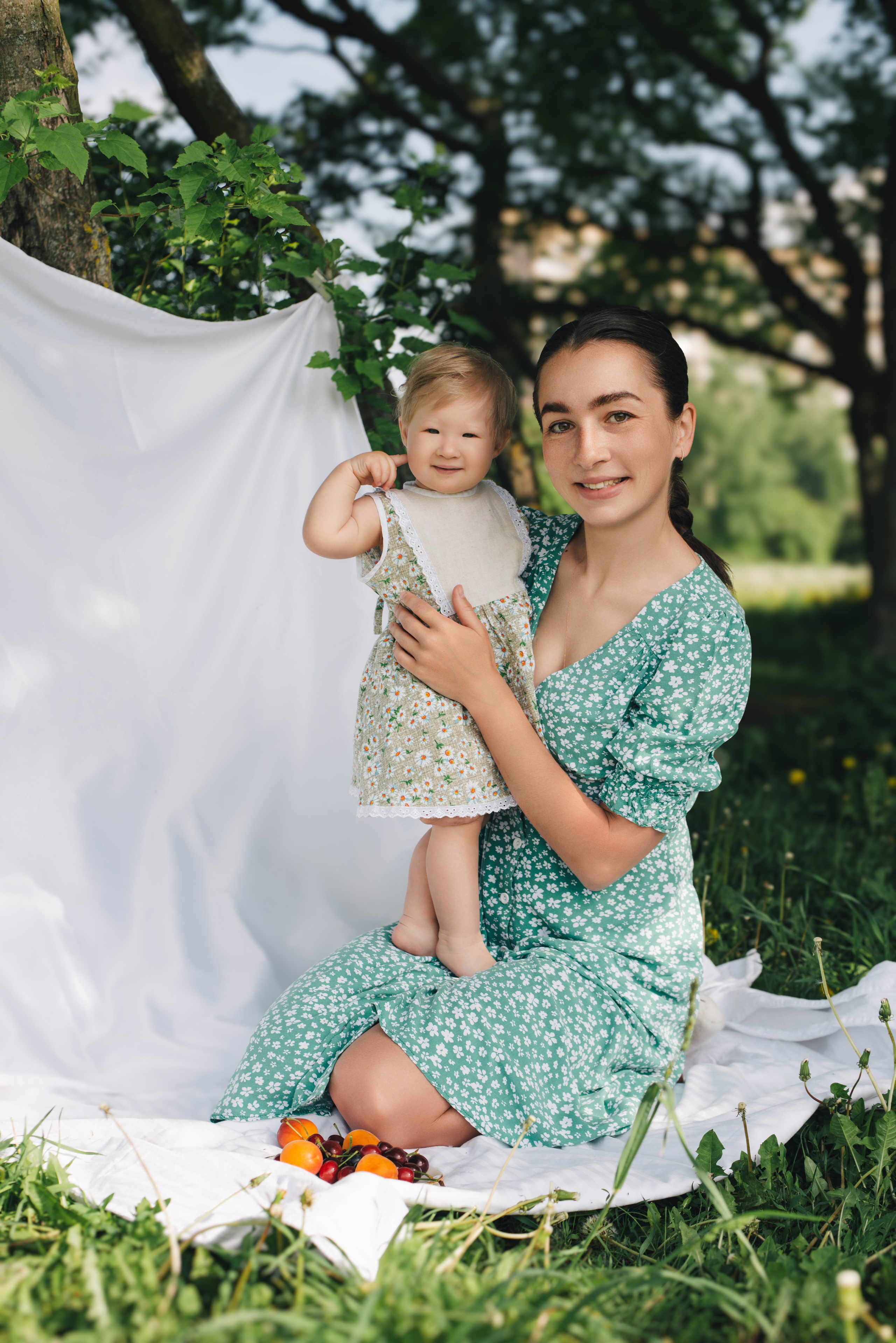 Дарья и Машуля / Фотосессия в честь 1 годика. Фотограф в Санкт-Петербурге Марина Парникова