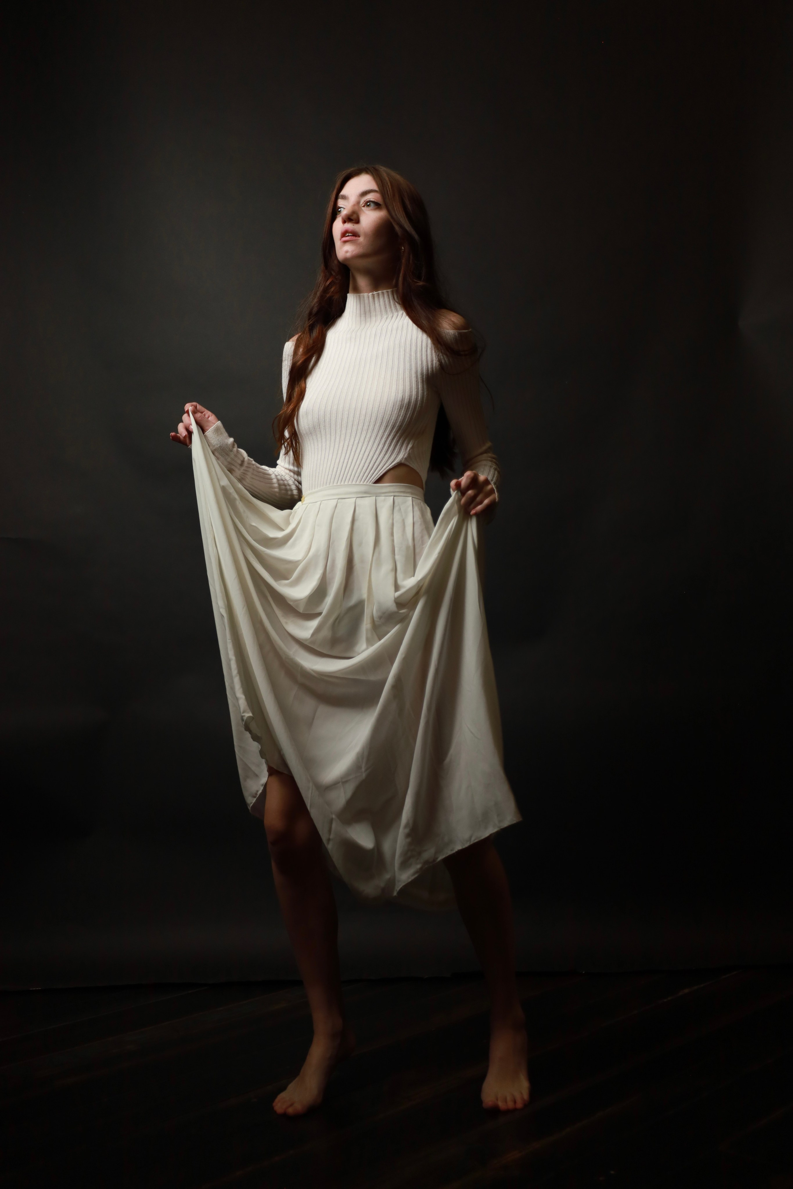 Валерия. Воздушная фотосъемка в студии. Портретный фотограф Панферова Регина г. Санкт-Петербург, г. Казань