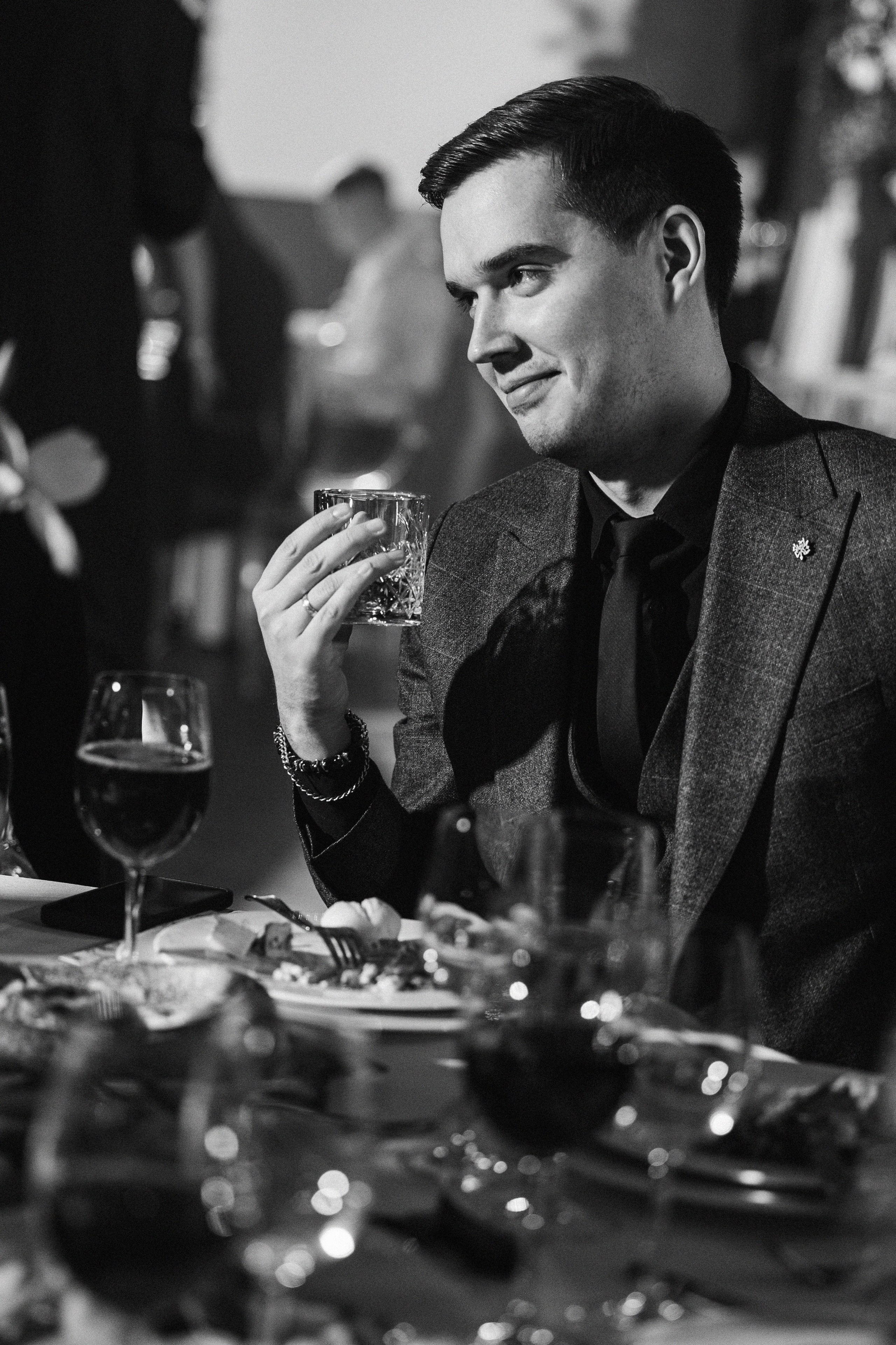 Свадебный банкет на вилле Политика. Свадебный фотограф Москва