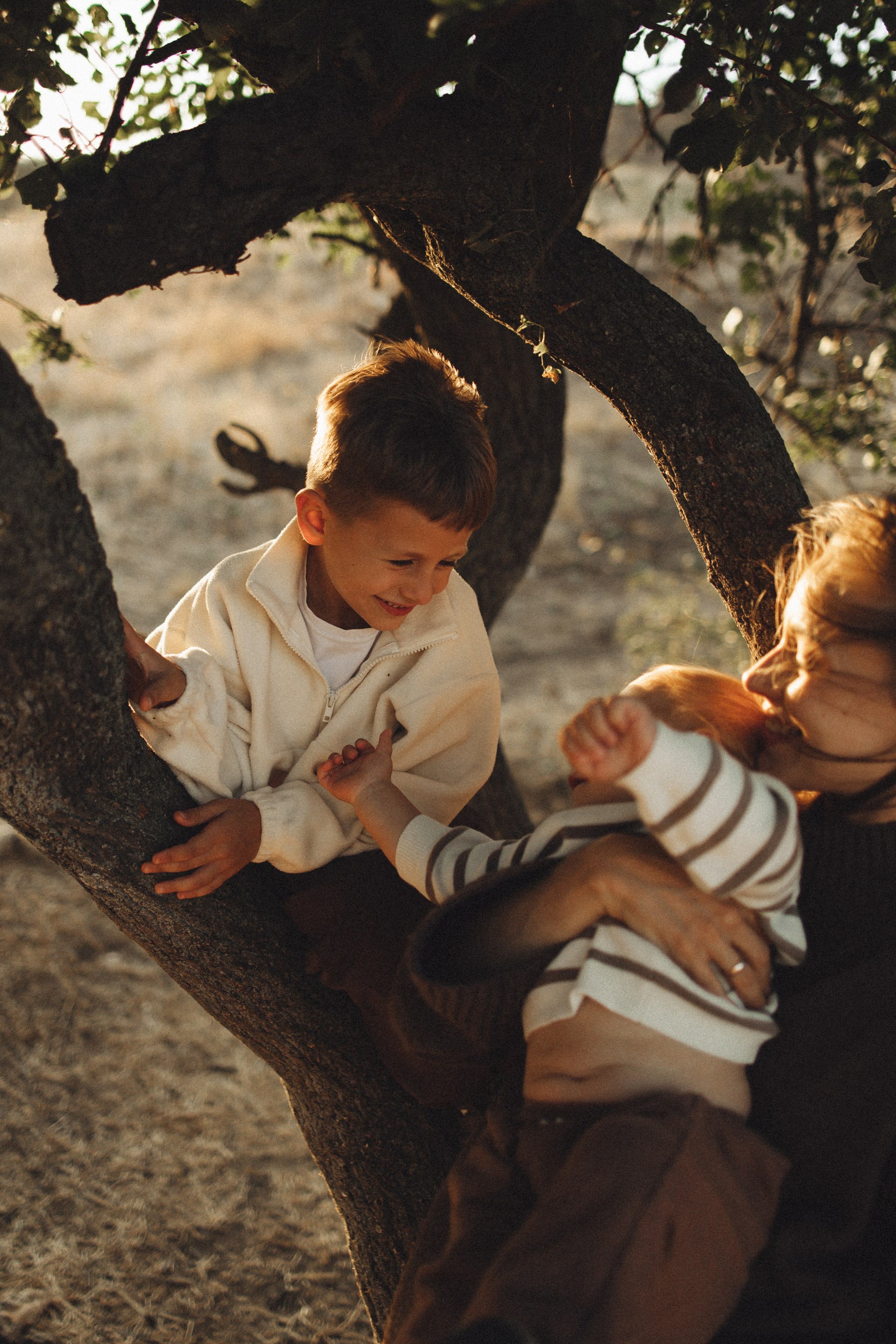 Семейная история, закат в Мержаново. Семейный и детский фотограф, таганрог, ростов-на-дону