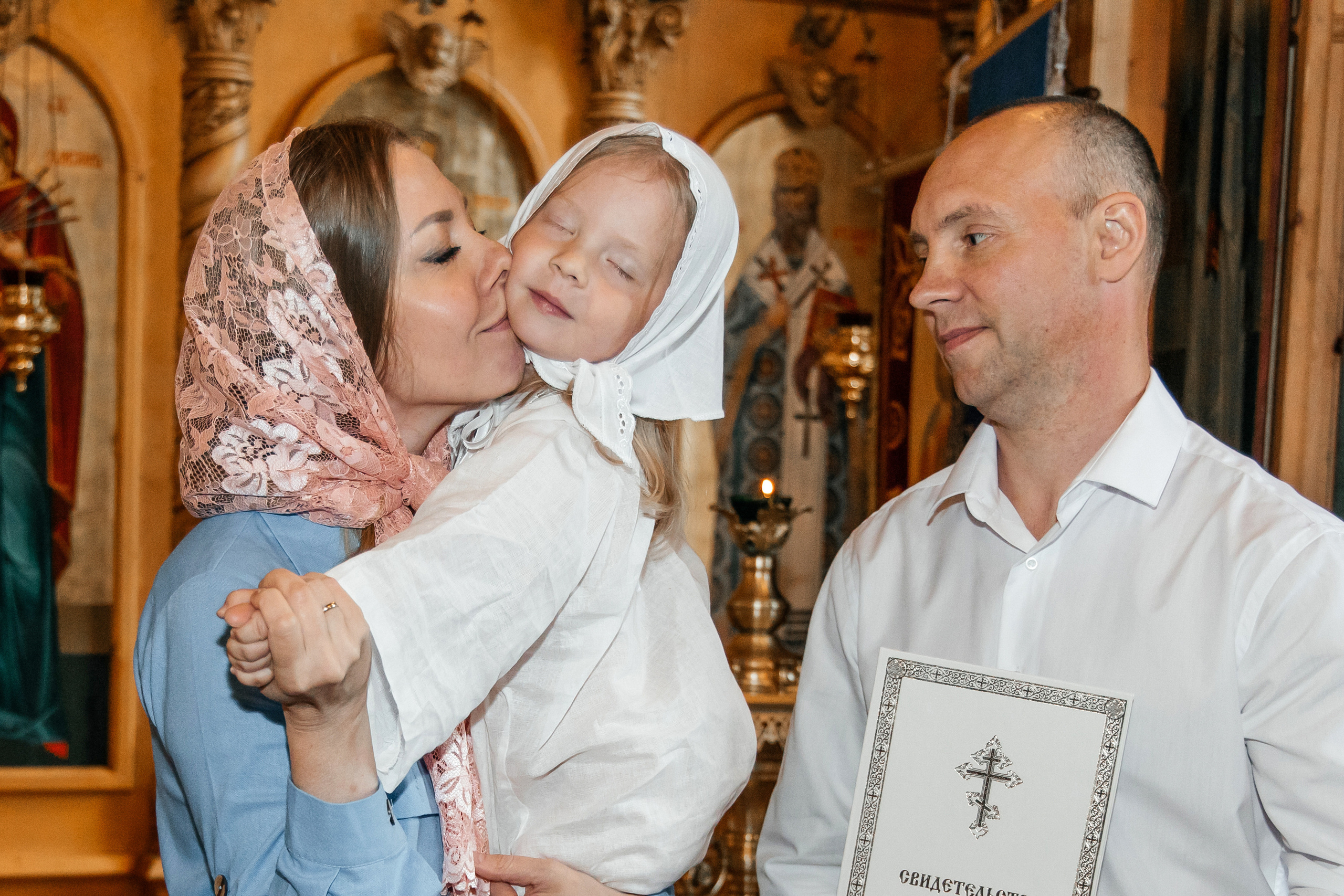 Крещение Анюты. Фотограф Усинск|Татьяна Вараксина