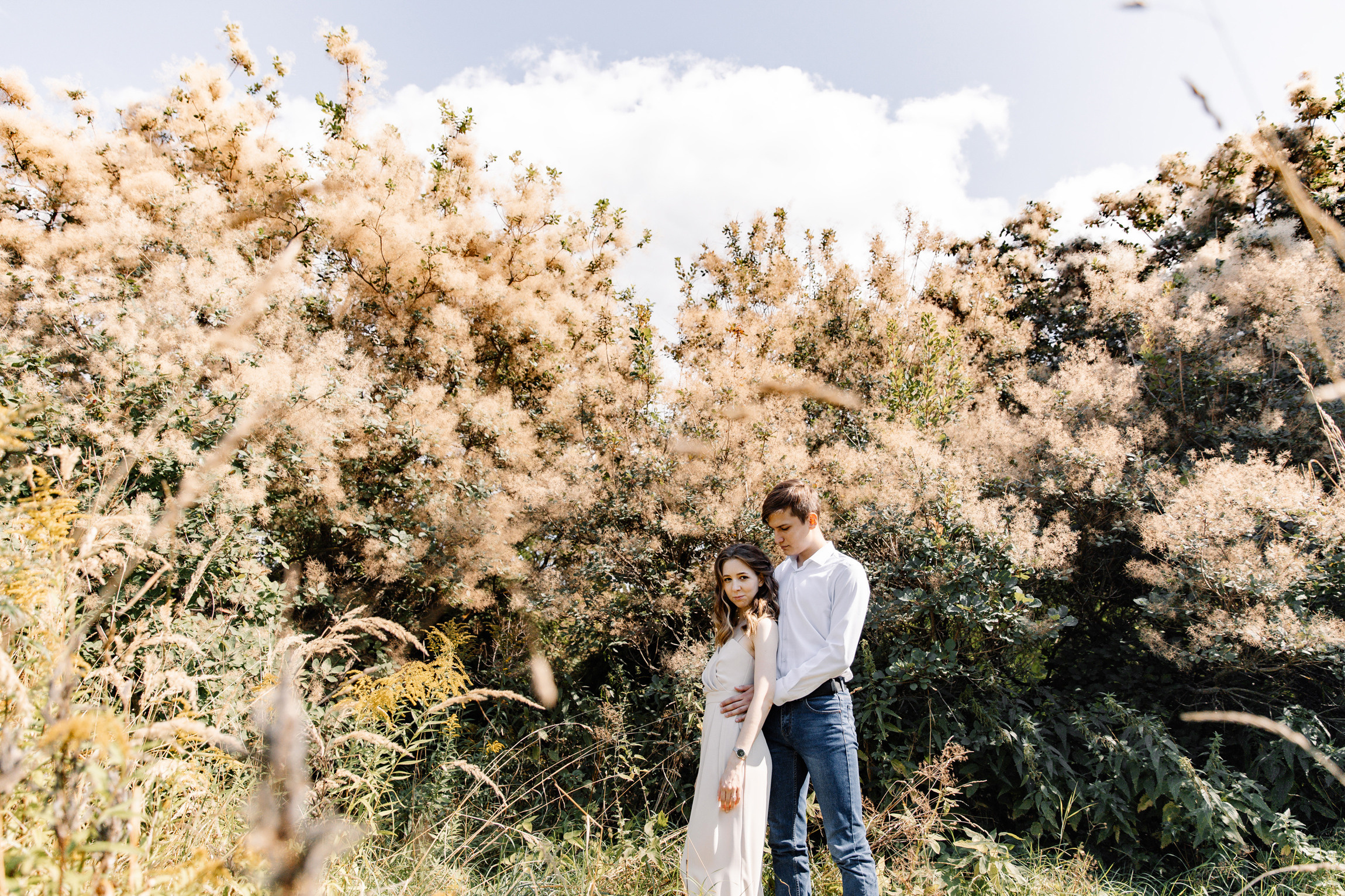 Фотограф Анна Руданова . Love story Кати и Саши. Аэросъемка