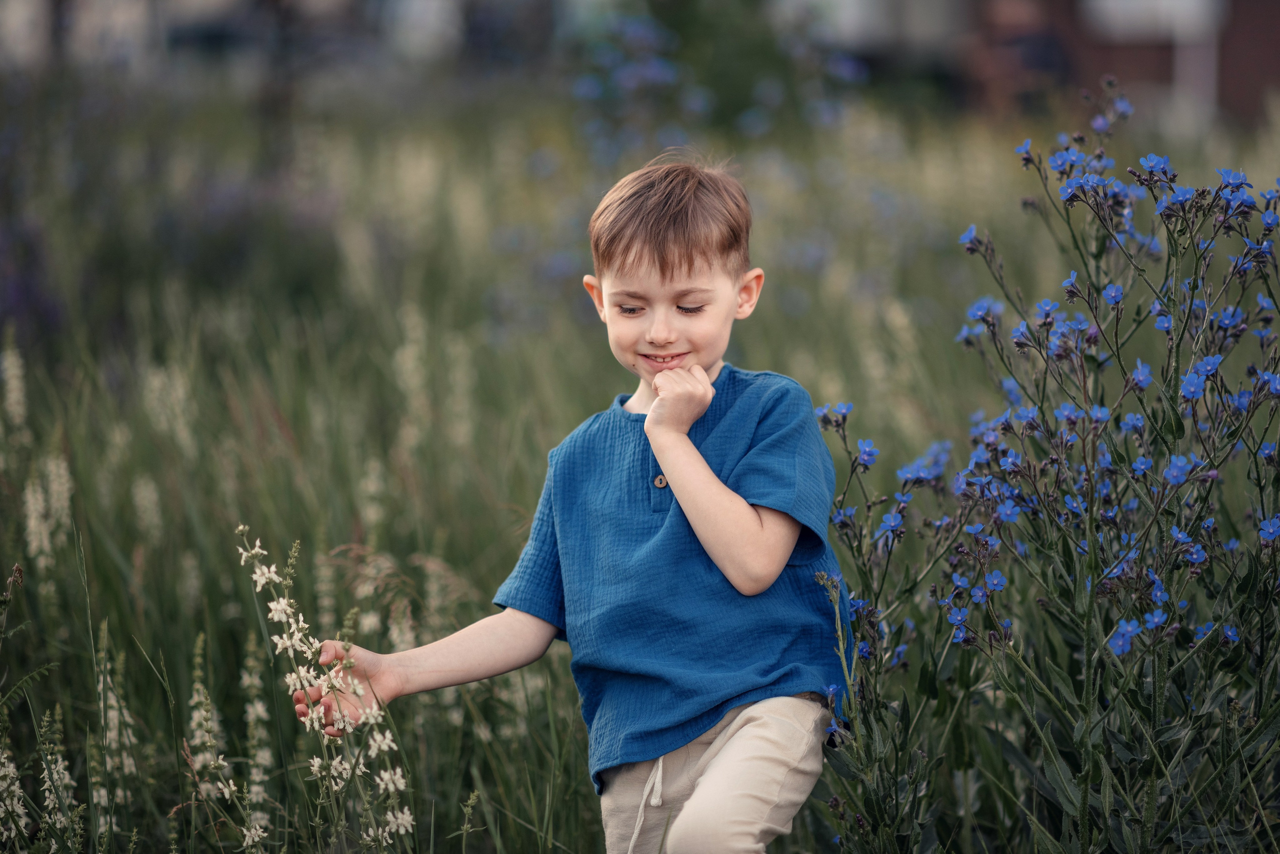 Мирон в поле. Семейный, детский и женский фотограф в Ростове-на-Дону Кирилина Екатерина