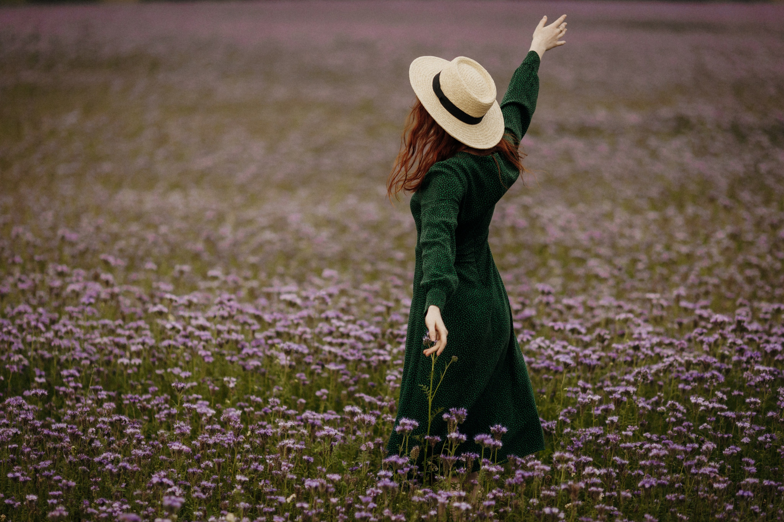 Фотосессия в цветочном поле под витебском