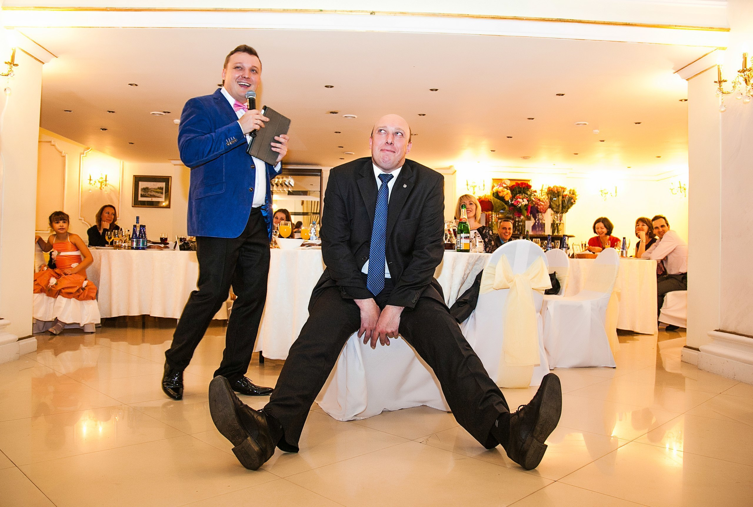 Фото ведущего Сергея Рябинина. Фотографии со свадеб, корпоративов, юби. Ведущий на свадьбу, корпоратив и юбилей в Москве Сергей Рябинин
