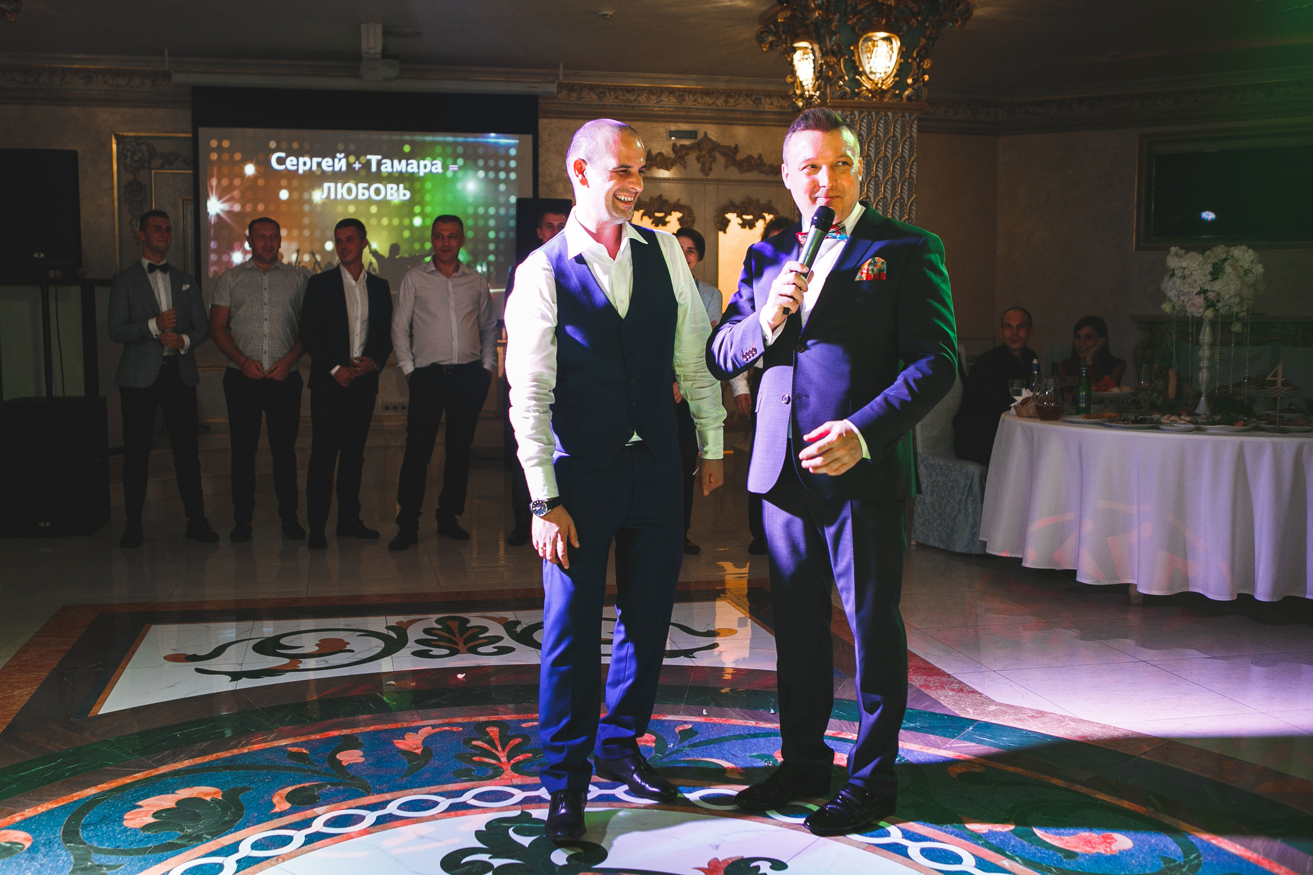 Свадьба Сергея и Тамары 3 августа 2018 года. Ведущий на свадьбу, корпоратив и юбилей в Москве Сергей Рябинин