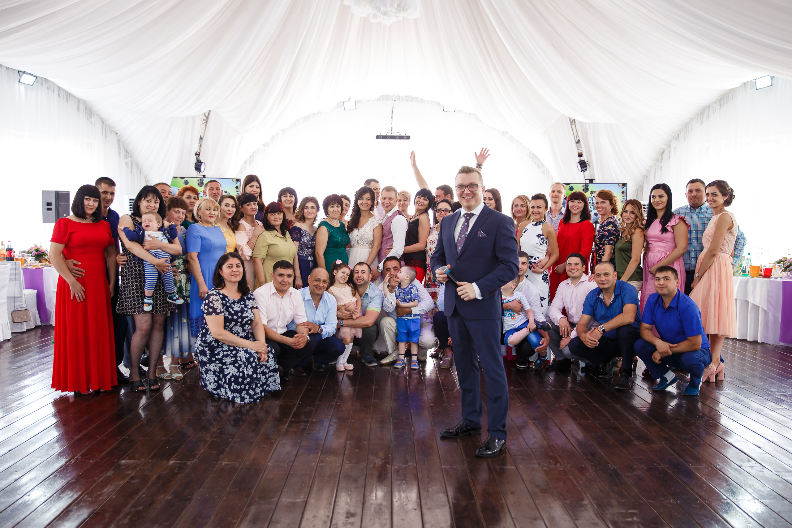 Фото ведущего Сергея Рябинина. Фотографии со свадеб, корпоративов, юби. Ведущий на свадьбу, корпоратив и юбилей в Москве Сергей Рябинин