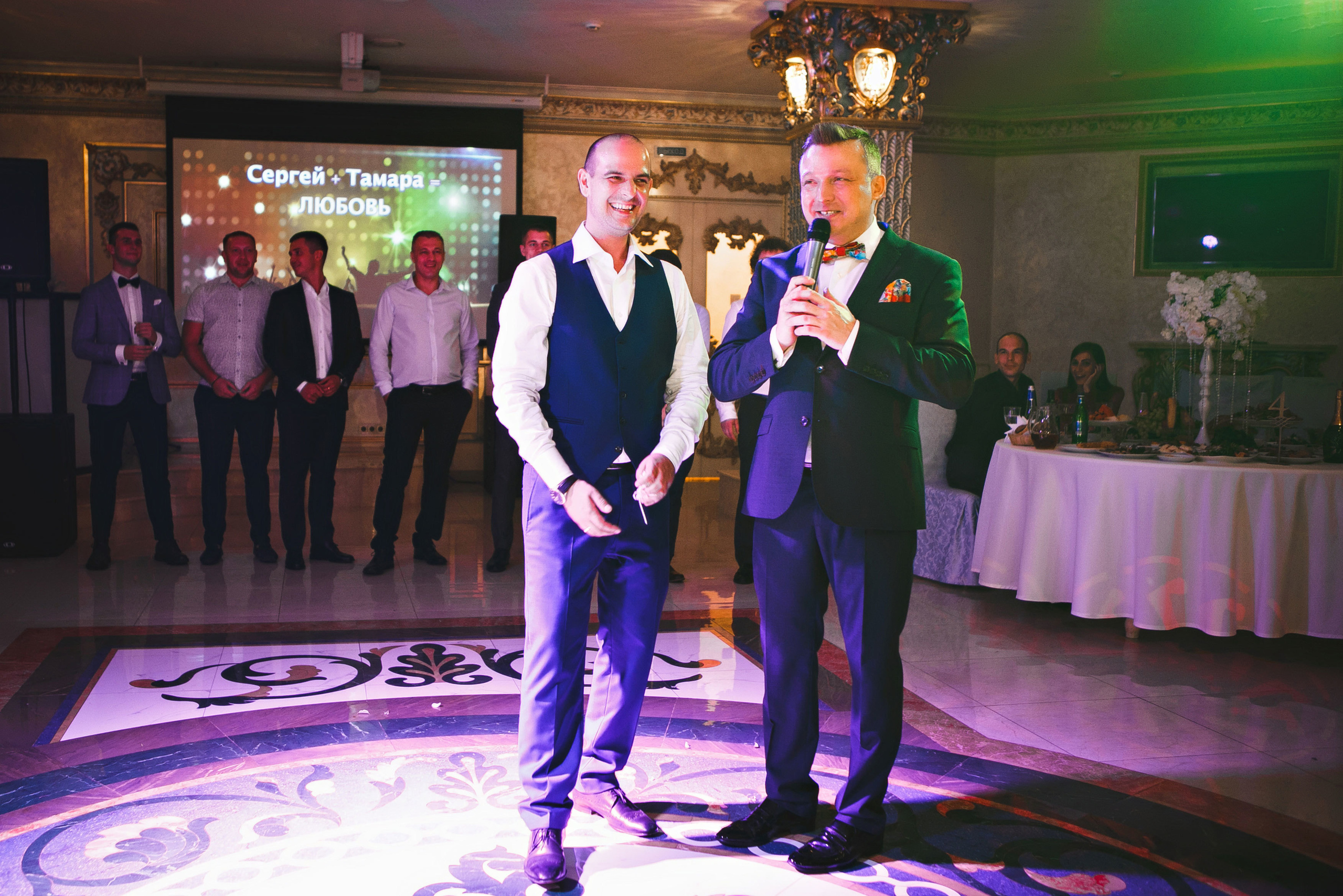 Свадьба Сергея и Тамары 3 августа 2018 года. Ведущий на свадьбу, корпоратив и юбилей в Москве Сергей Рябинин