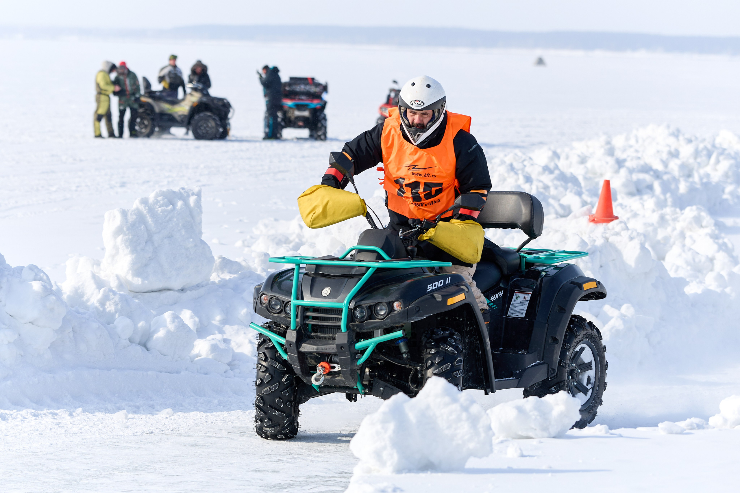 Топим Лёд — 2026. Соревнования на квадроциклах. Фотограф в Новосибирске Алена Скокова
