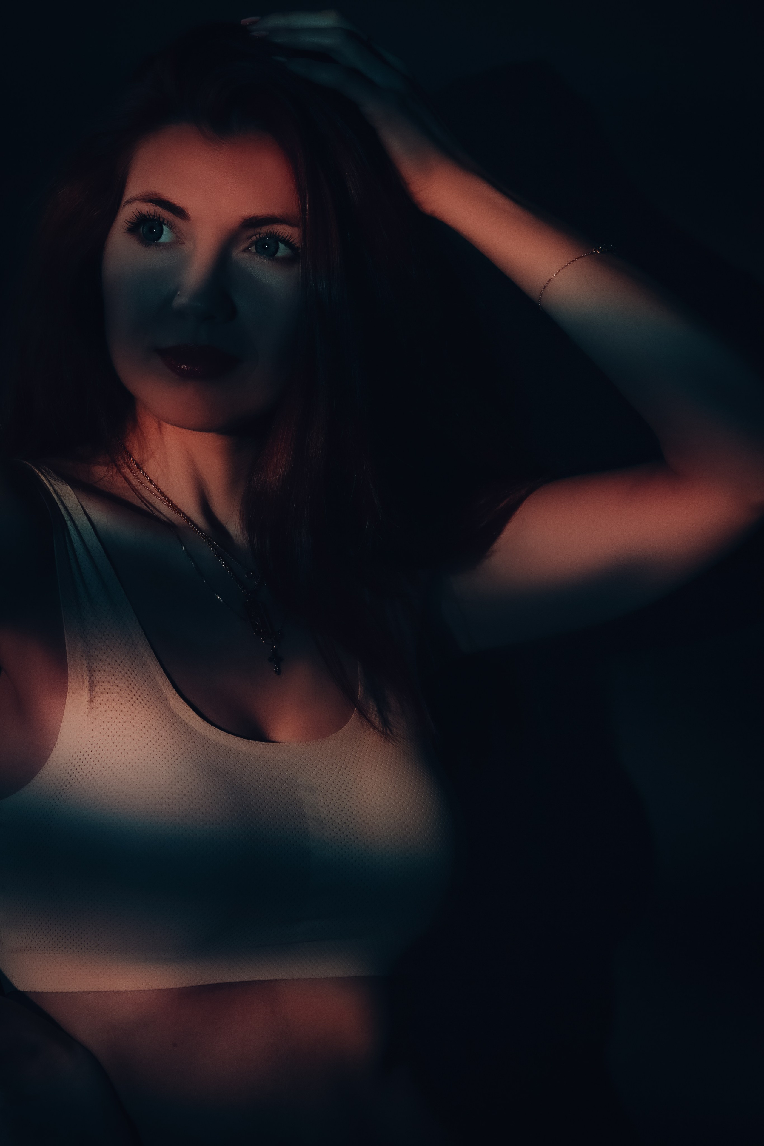 Фотосессия с искусственным светом и масками Гобо.