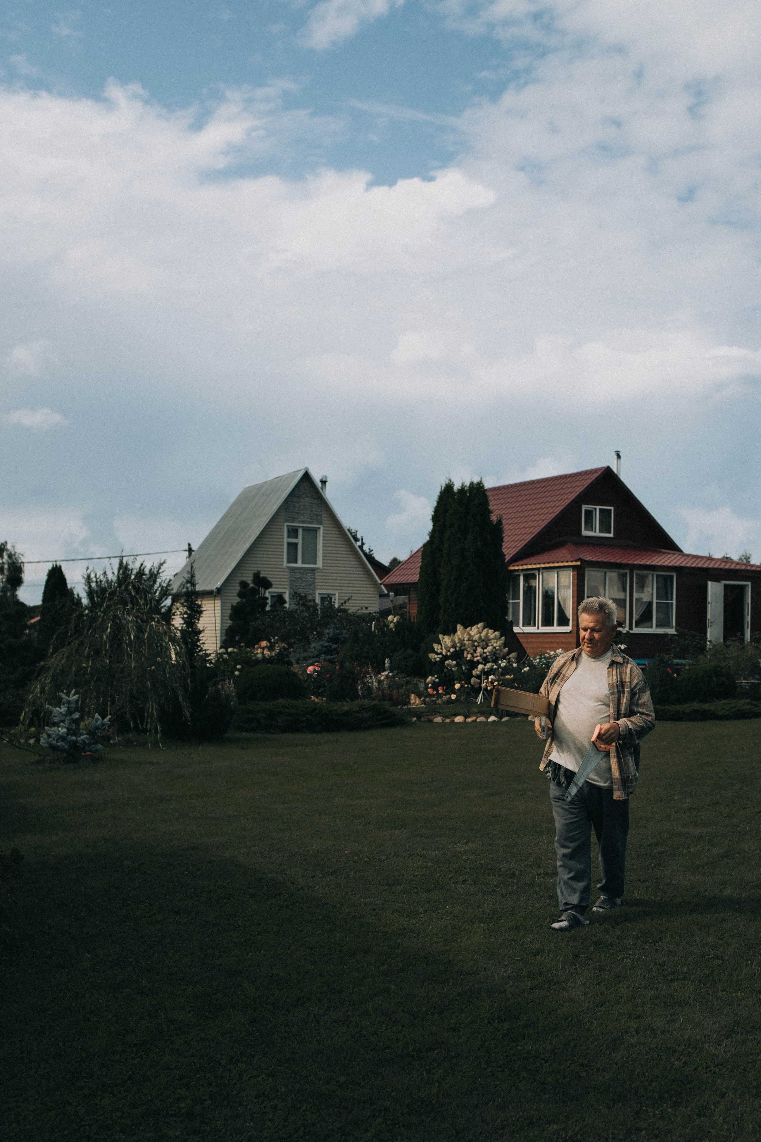 Стройка с дедом. Фотограф lifestylе в Москве Пшеничная Анастасия