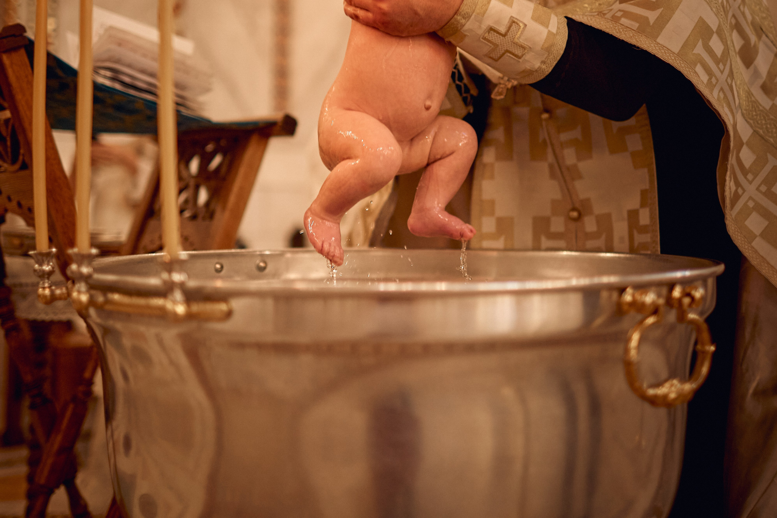 Таинство Крещения. Фотограф Москва|Ясенево Яна Новокрещенных