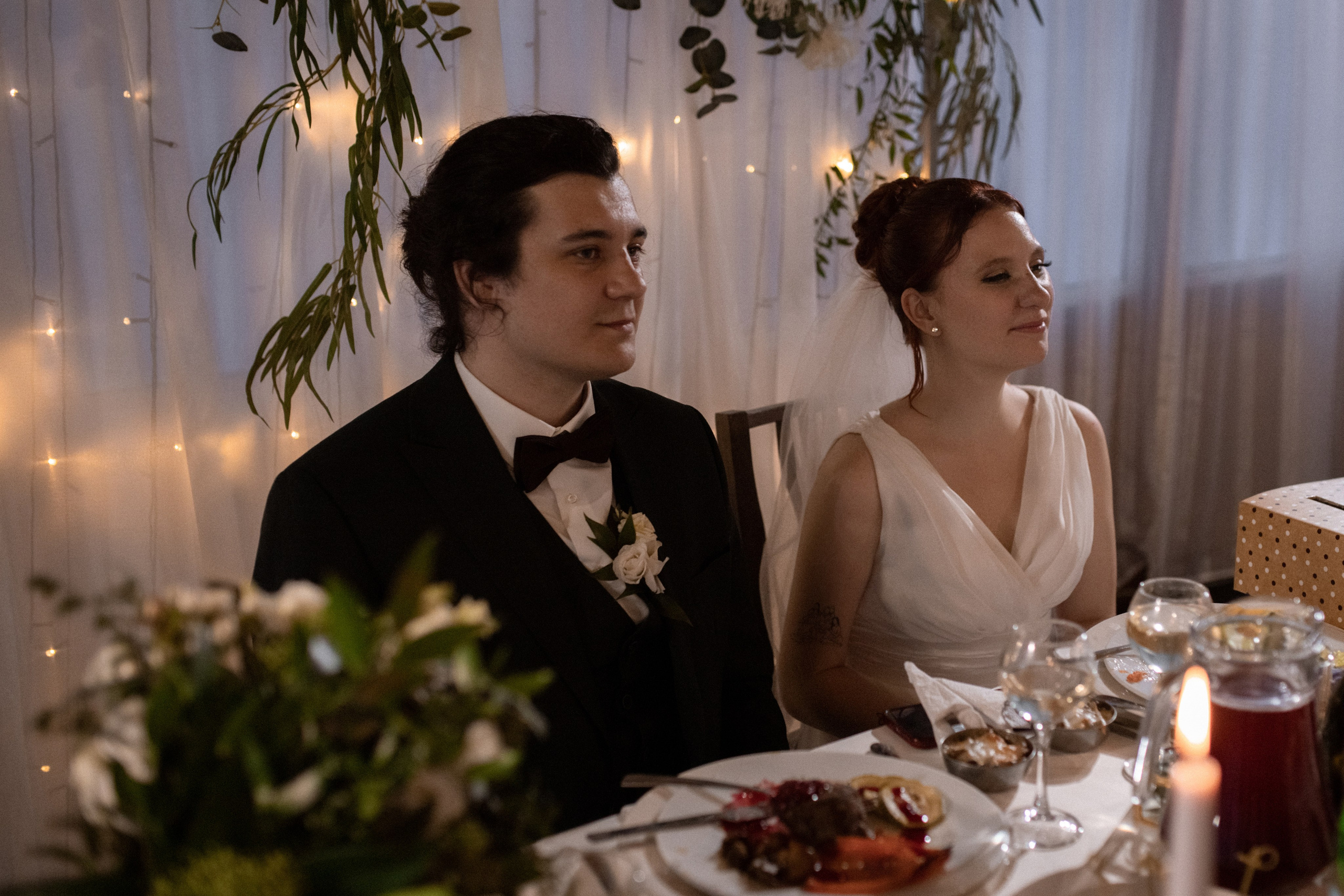 Никита и Александра (выездная регистрация и банкет). Свадебный фотограф Екатерина Черкасская