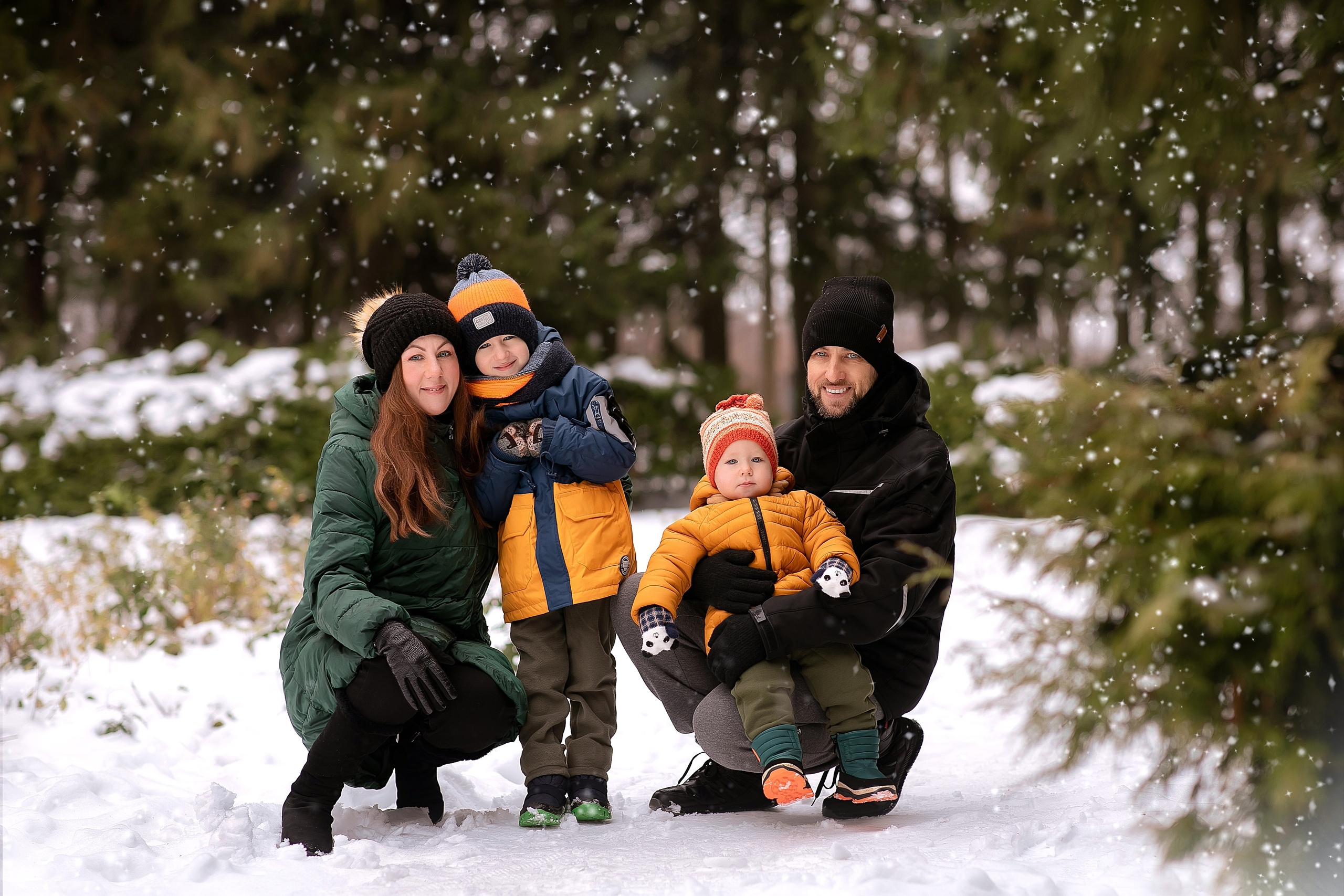 Семейная прогулка. Фотограф на крещение и венчание