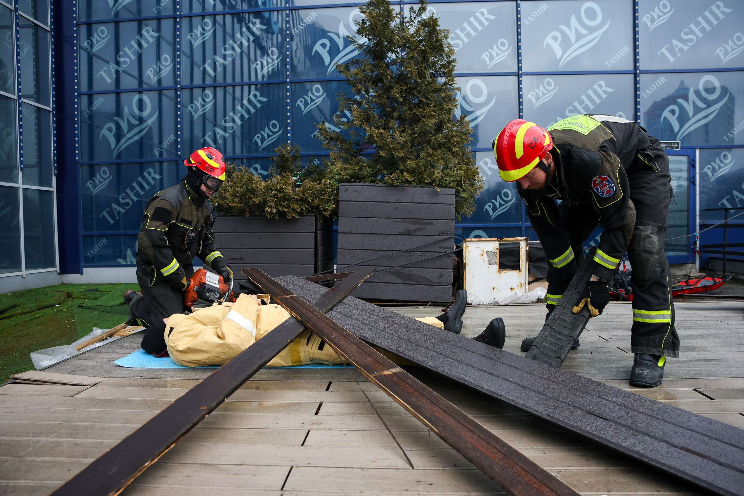 Тренировка МЧС. Фотограф Иван Косарев