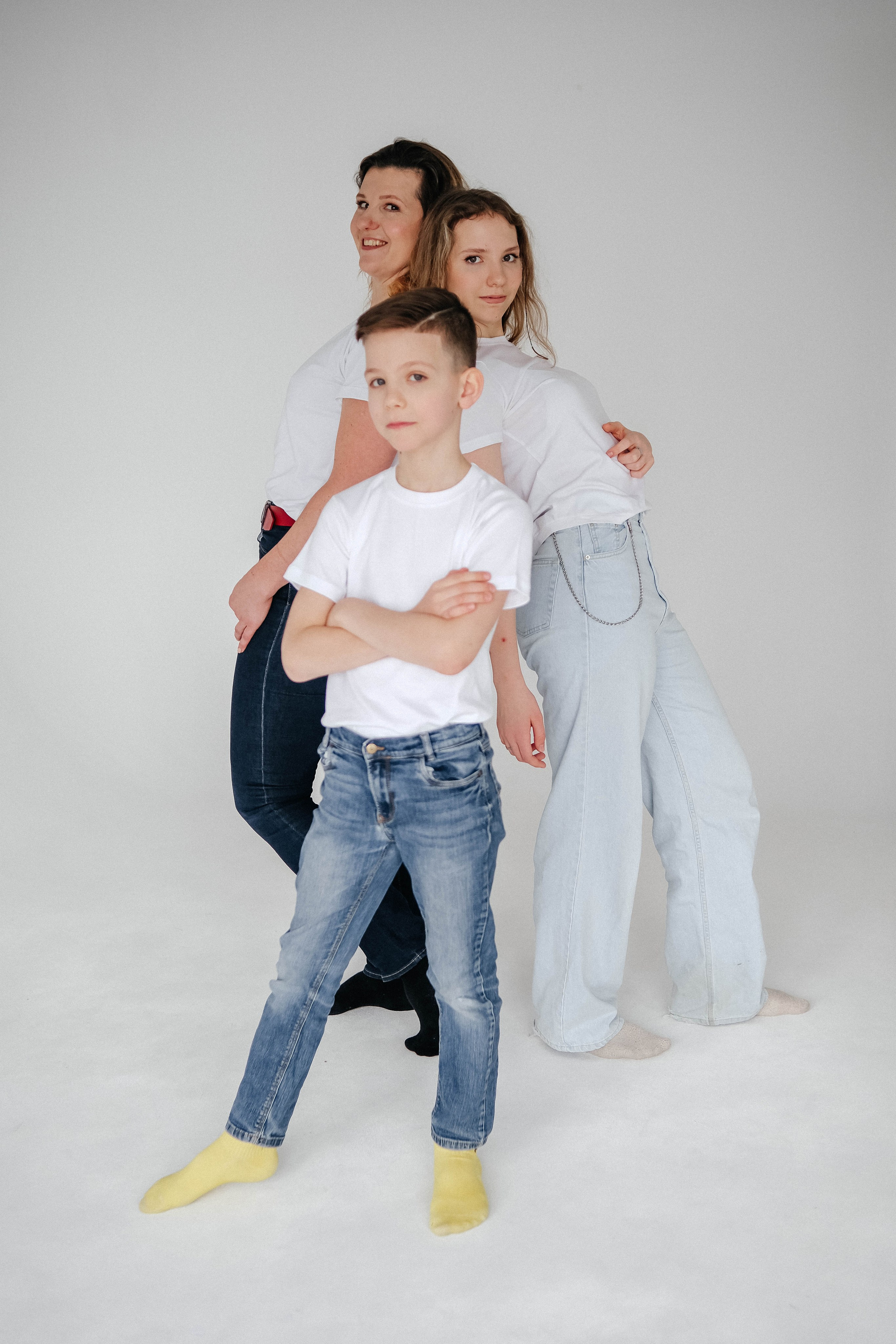 Мама с детками на циклораме. Главная