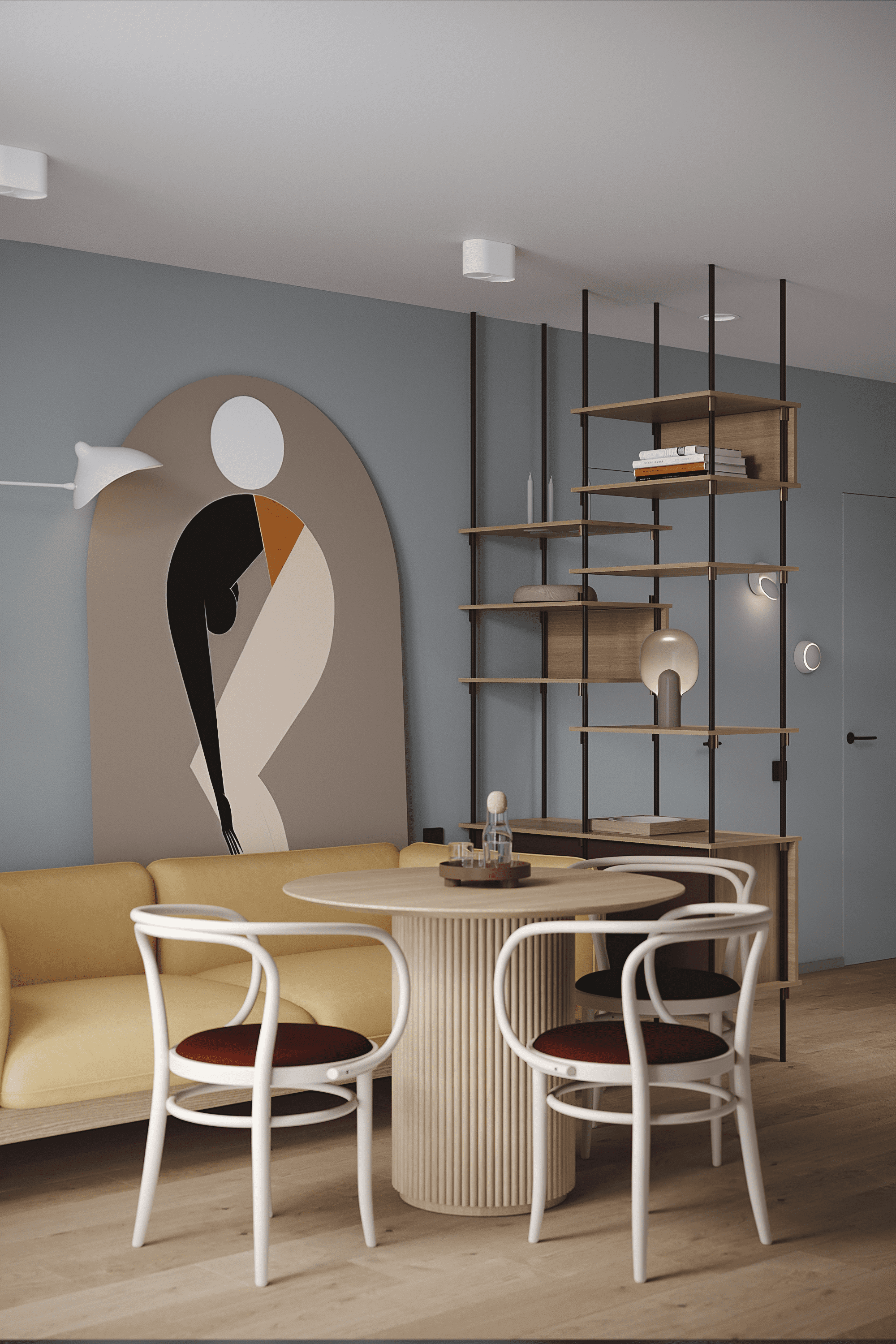 Голубое небо. MIRRO STUDIO Дизайн интерьера и реализация под ключ Варшава