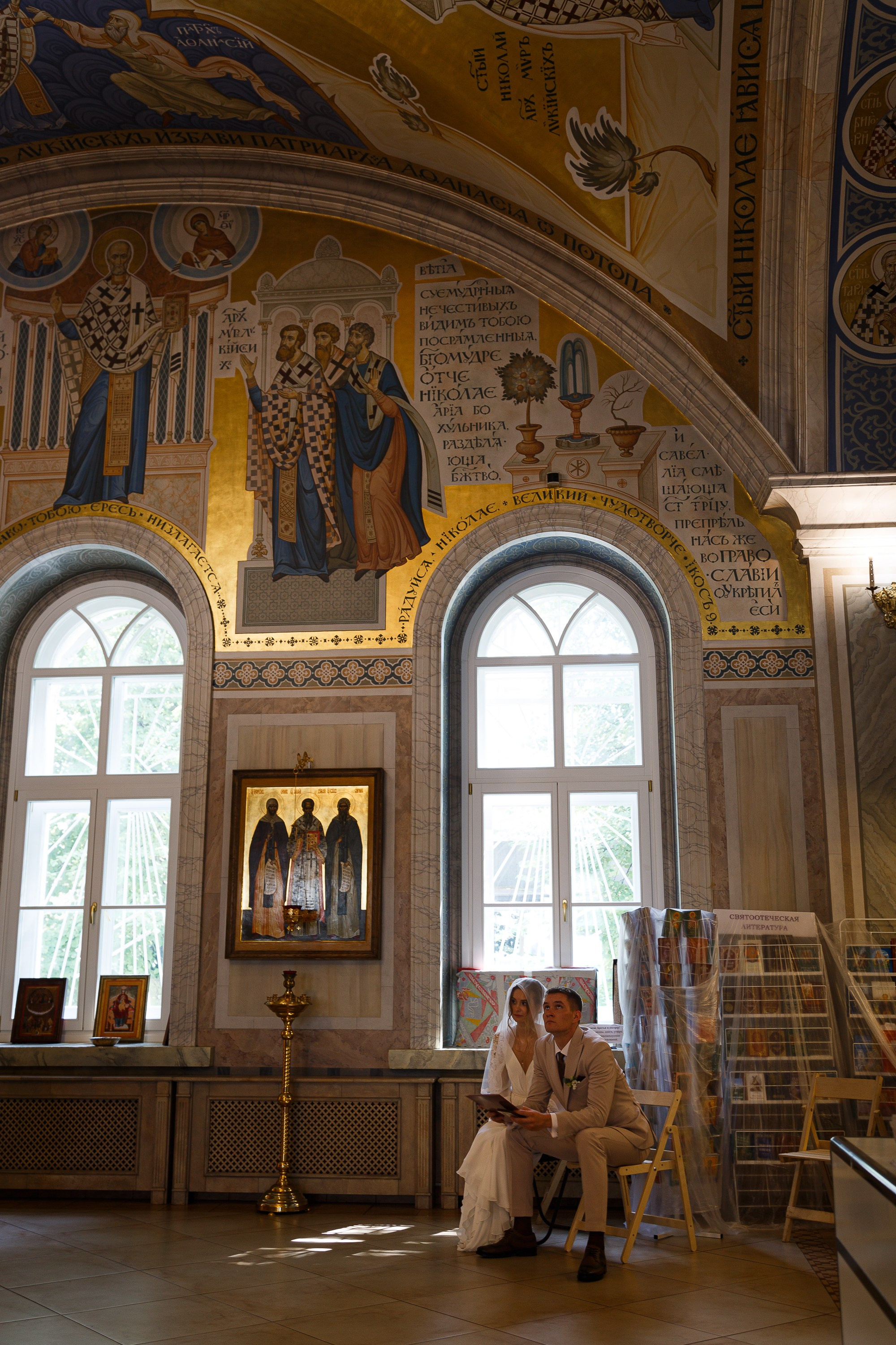 Венчание в храме Живоначальной Троицы на Шаболовке