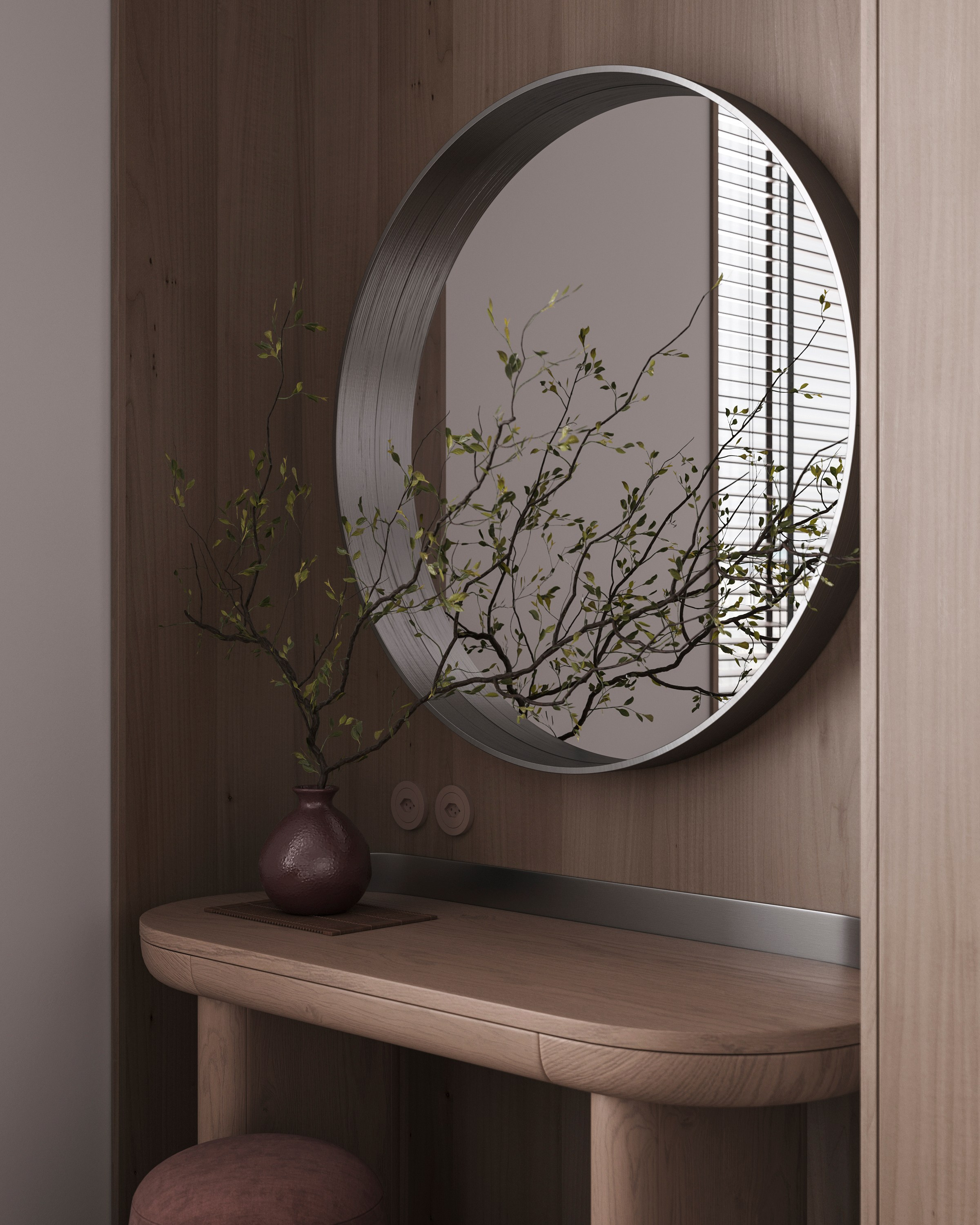 B&W AESTHETIC | DESIGNER ANNE KIREEVA. Interior Visualization by Valerie Stetyukevich