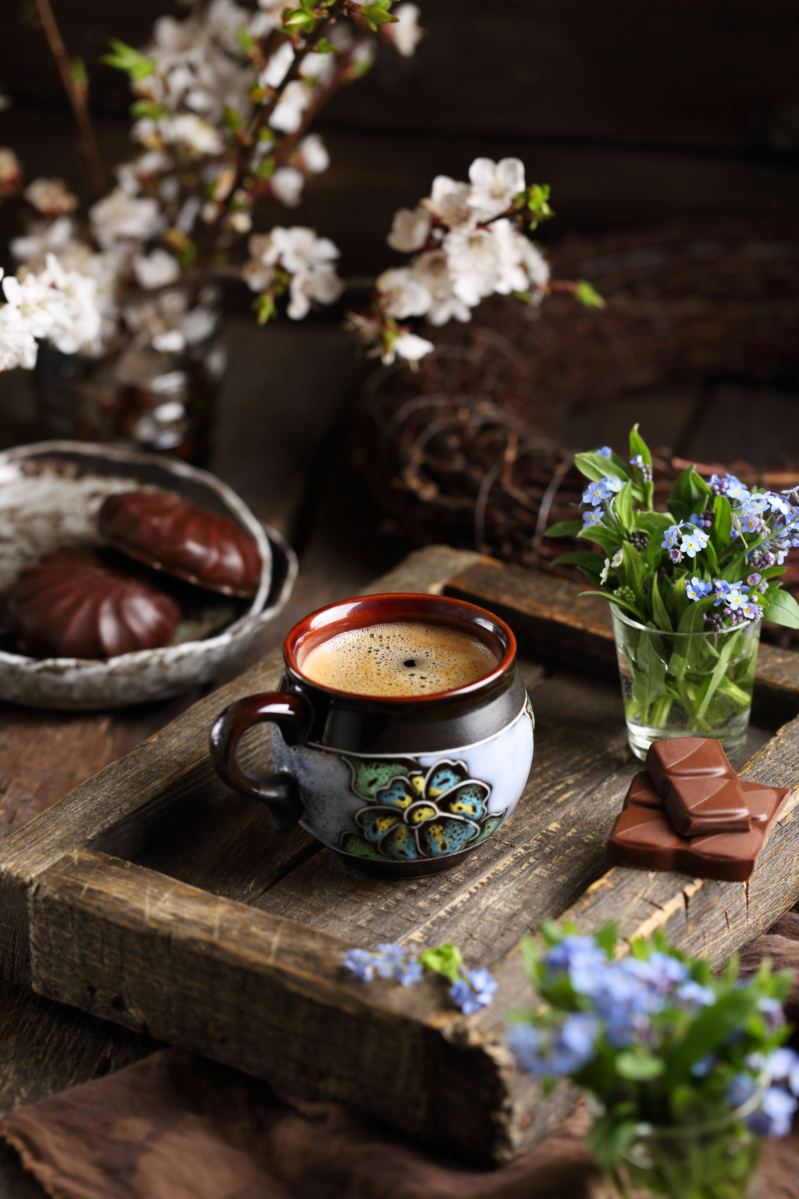 Посуда для чая и кофе. Фуд-фотограф Оксана Голева