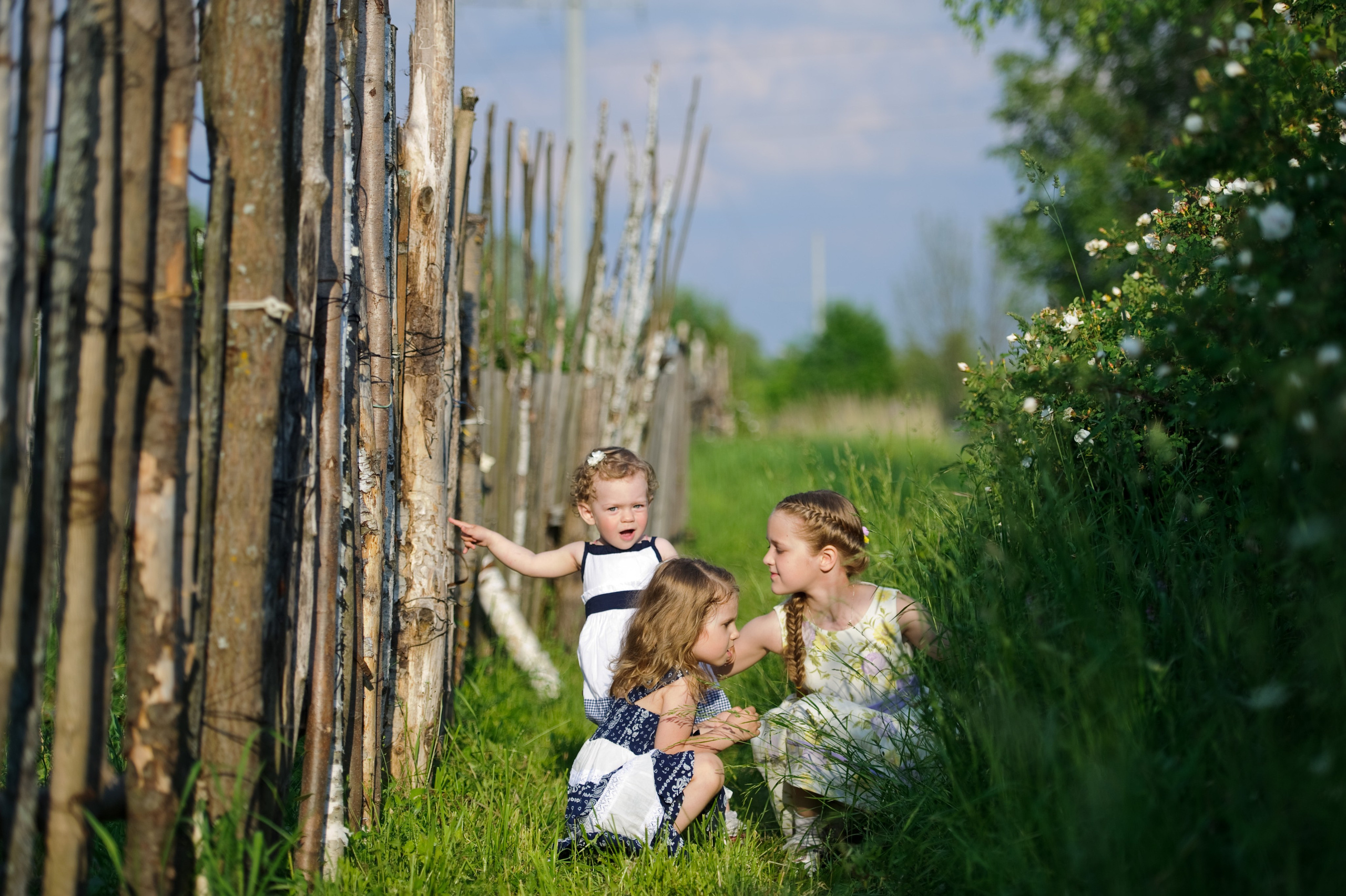 Лилия, Дарина, Элина и Владислава. Мама и дочки. Прогулка, Зеленоград. Семейный фотограф Анна Дубовская