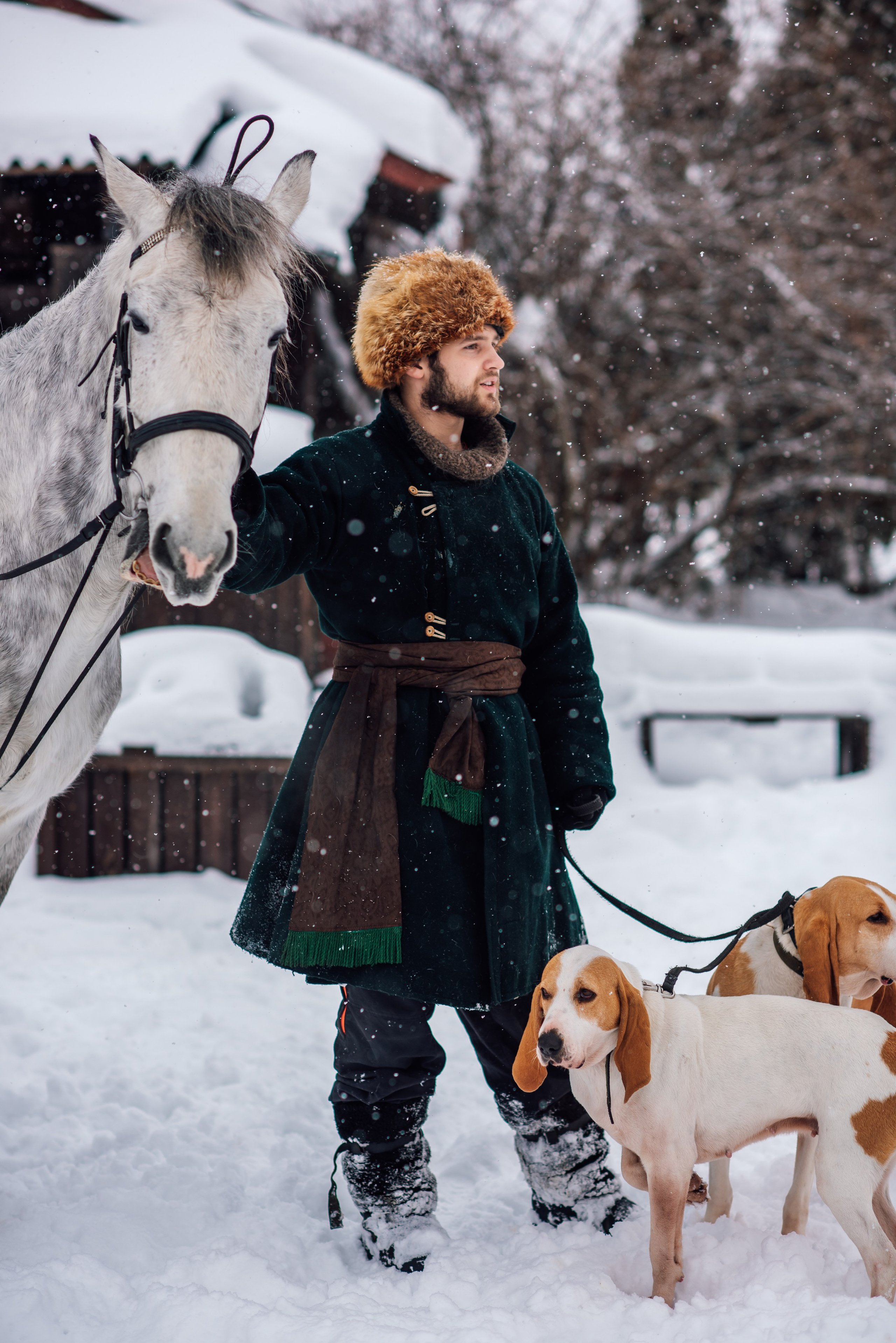 Зимняя парфорсная охота. Фотограф Диана Вальтер