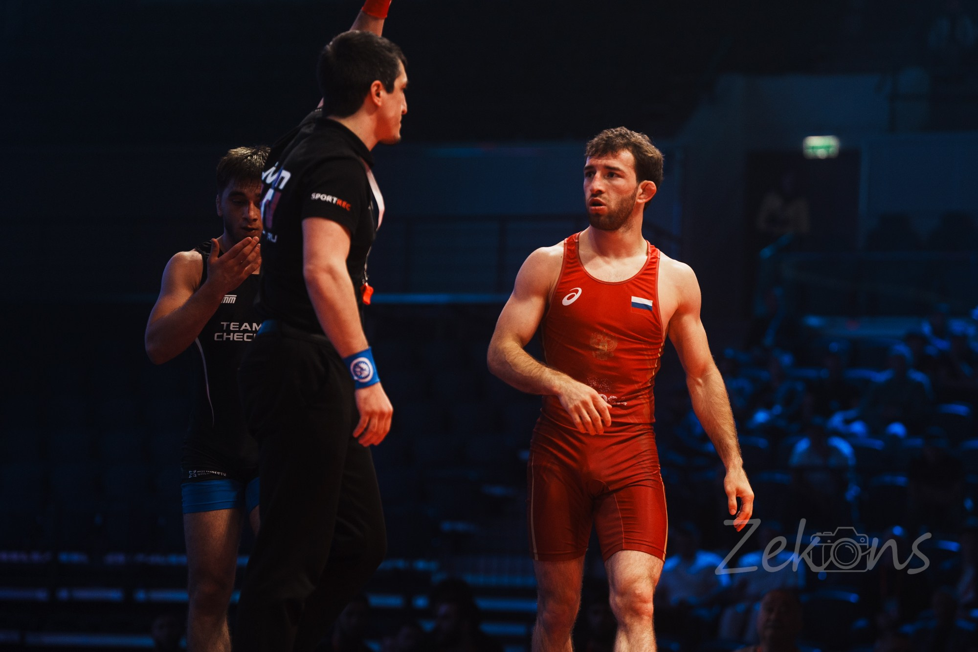 Чемпионат России по вольной борьбе 2025 (Москва). Zekons. Фото, видео, нейросети