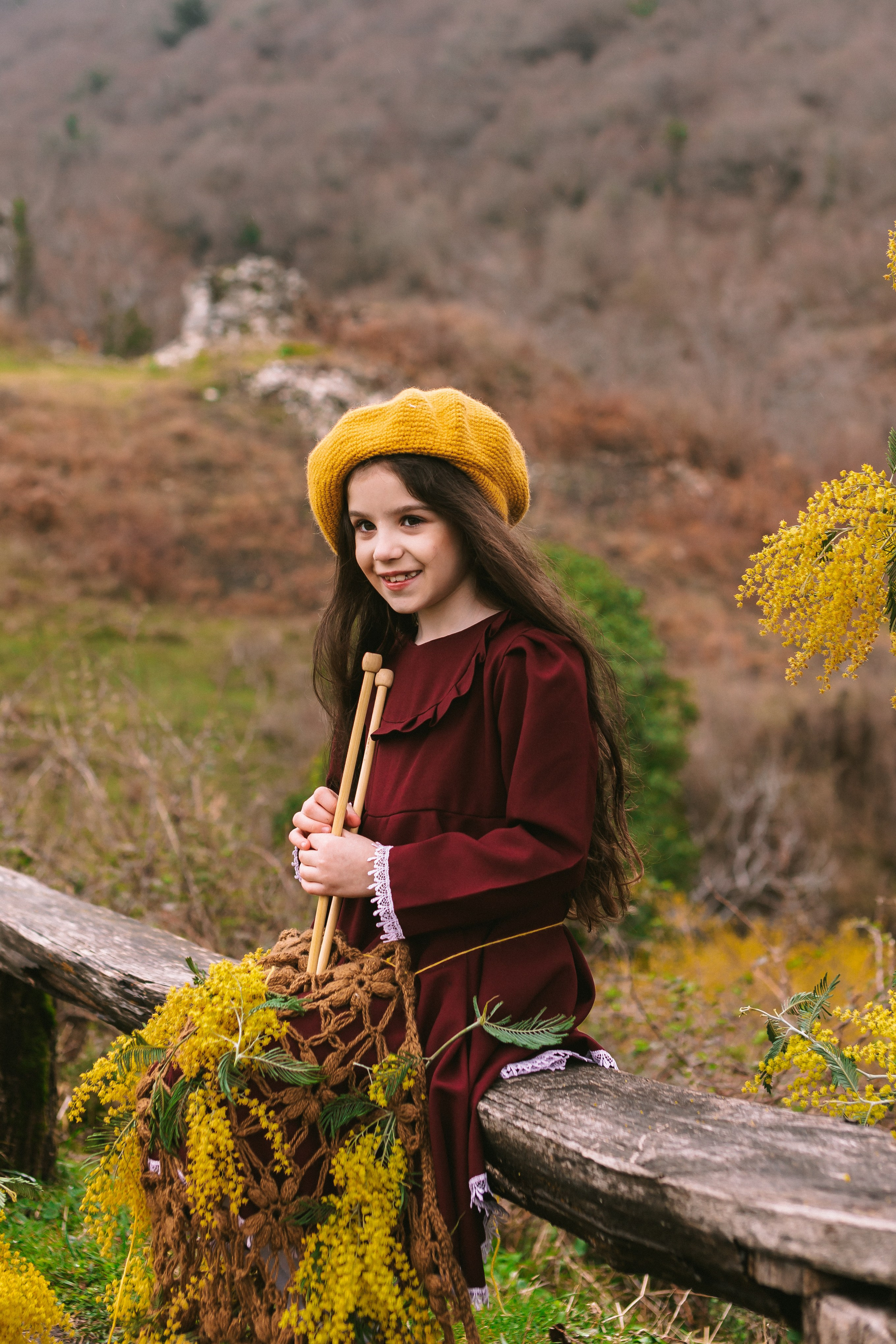 Девочка в горах. Семейный и художественный фотограф в Тюмени Юлия Логинова