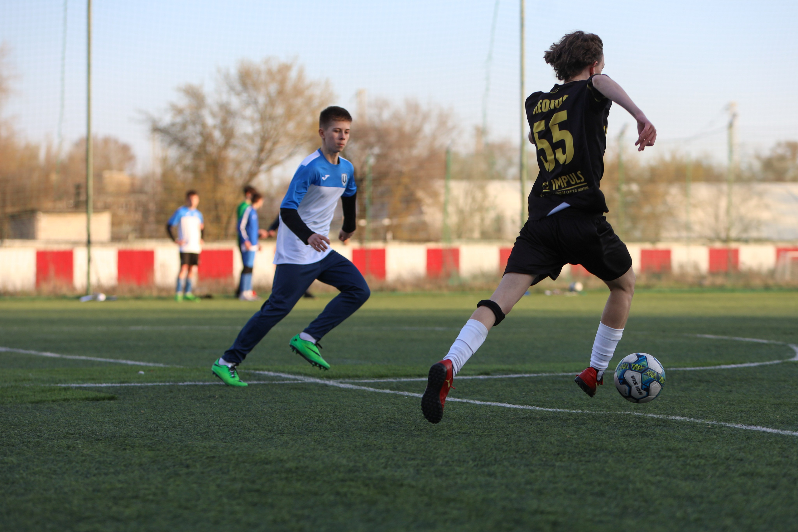 Импульс — Виктория Унион. Чемпионат СФПЛ. Молодежная футбольная лига U-15. Спортивный фотограф в Самаре