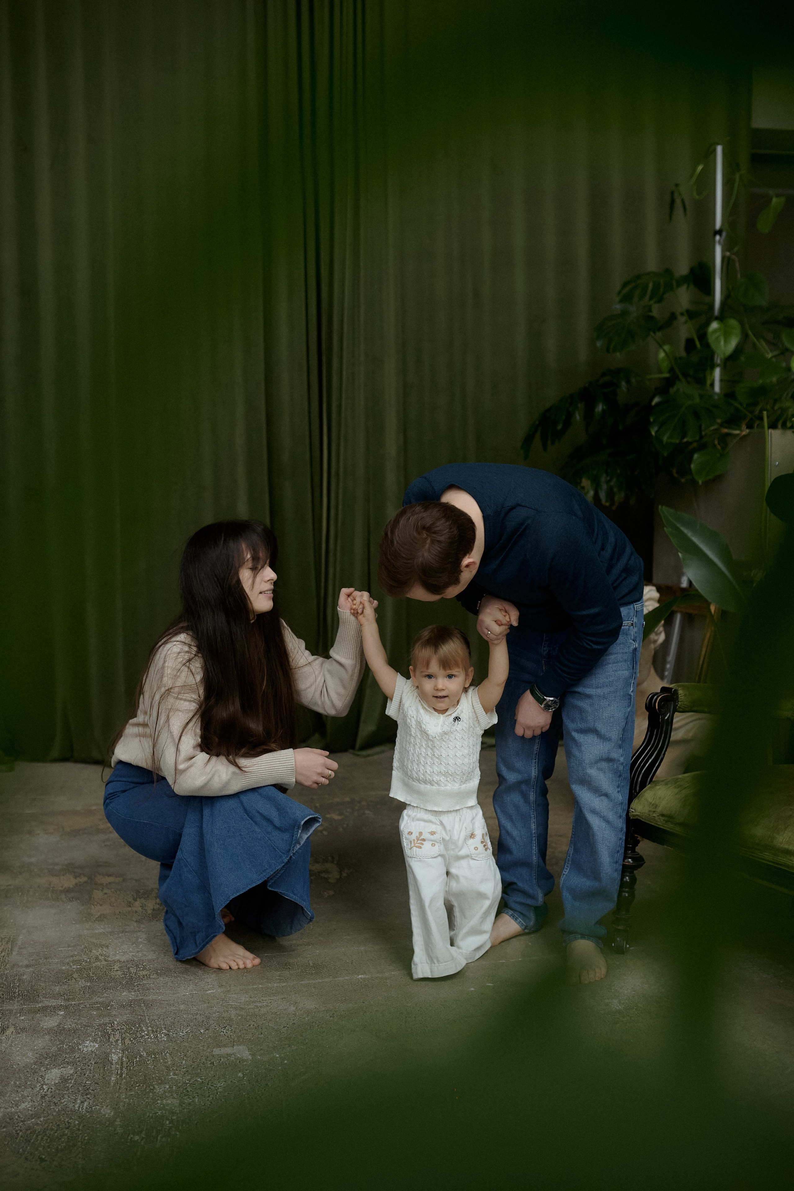 Илья, Ирина и Ева. Семейный и свадебный lifestyle-фотограф в Москве Мария Петрова