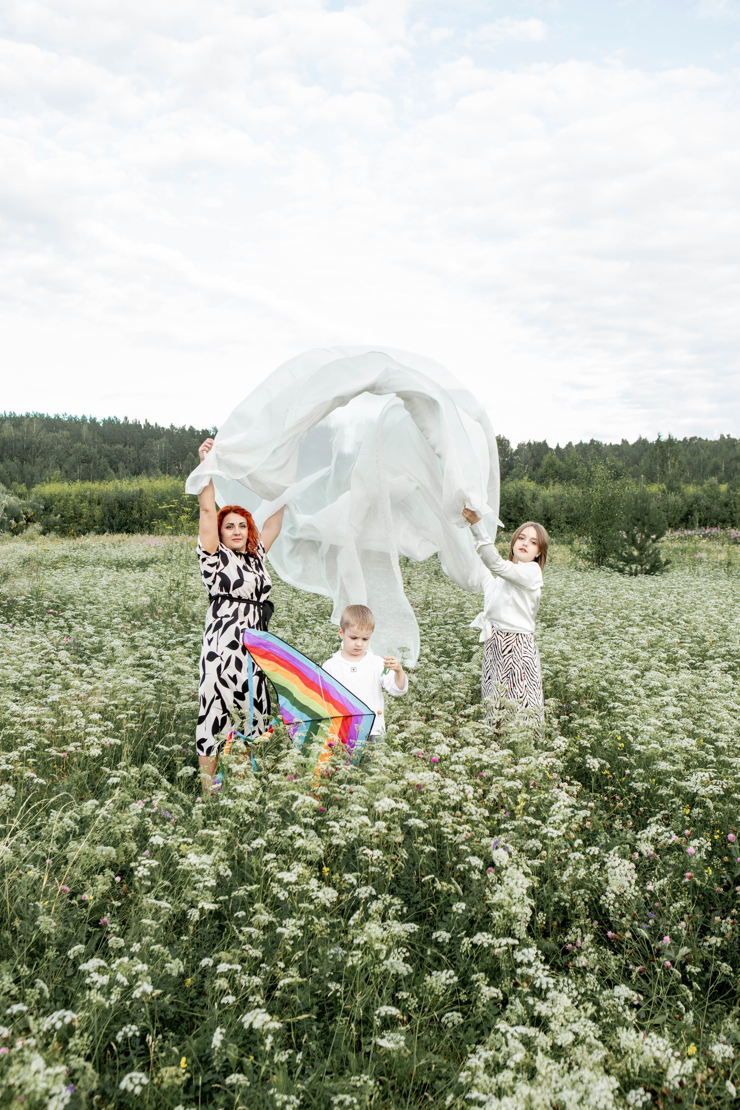 Мама и дети. Фотограф Екатерина Голицына