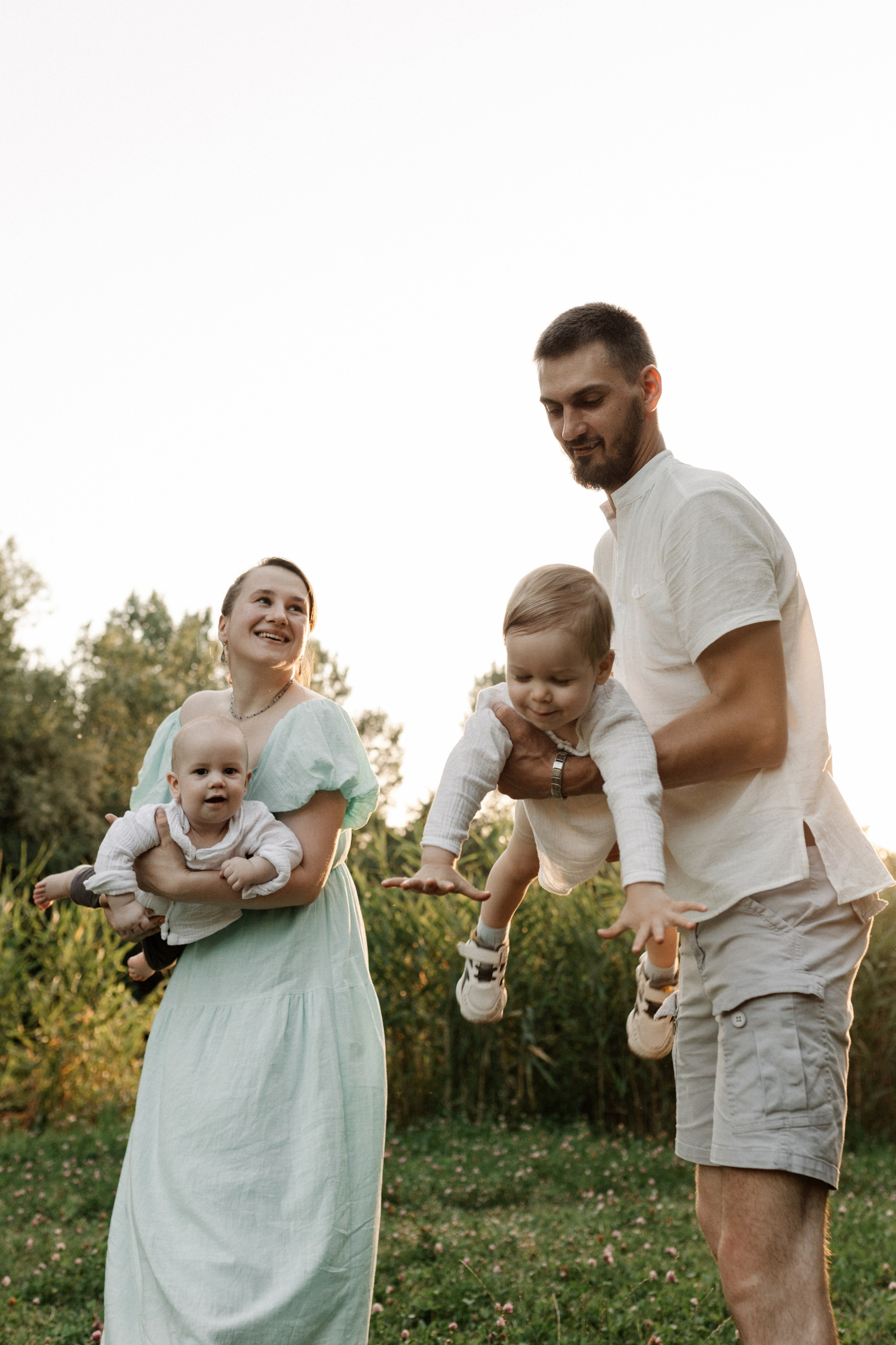 Оксана, Лёша, Рома и Коля. Семейный фотограф в Краснодаре Яна Морева