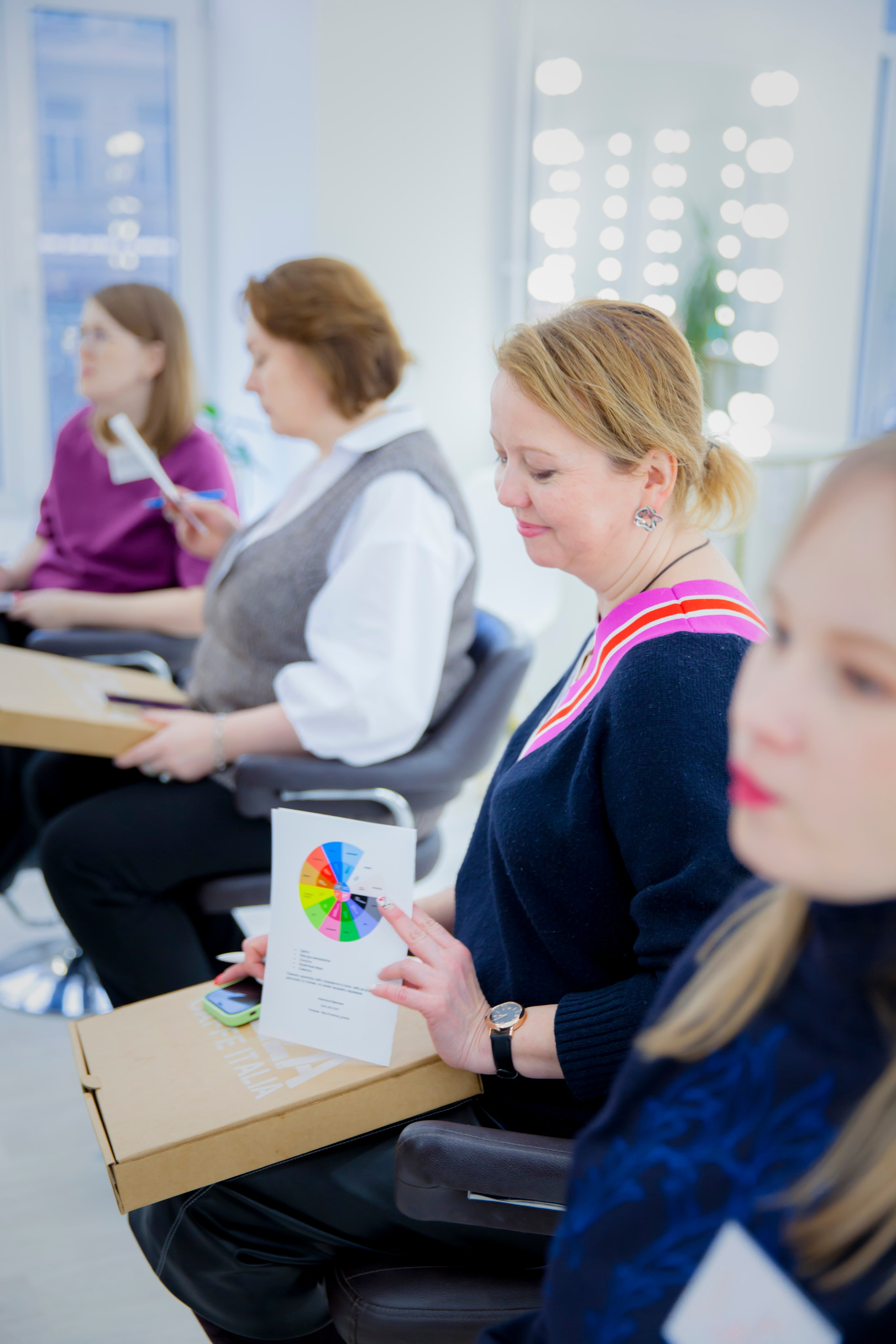 Мастер — класс Анастасии Варенцовой и Марии Адамович «Личный бренд». Фотограф Александра Степанова