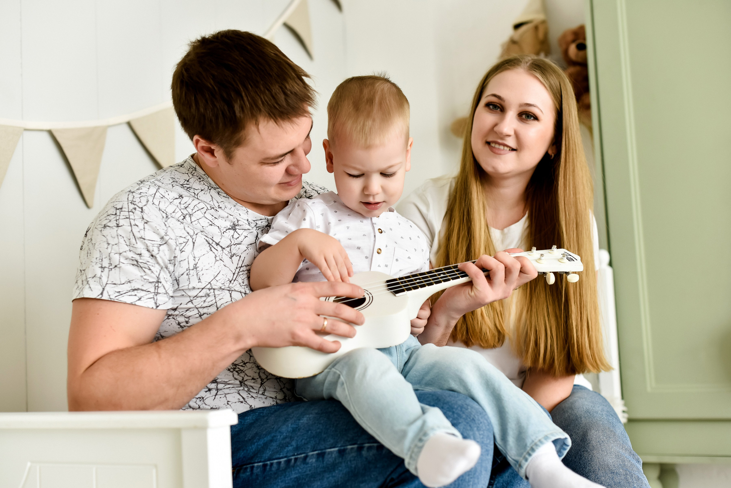 Семья Анечки, Сергея и Вовочки