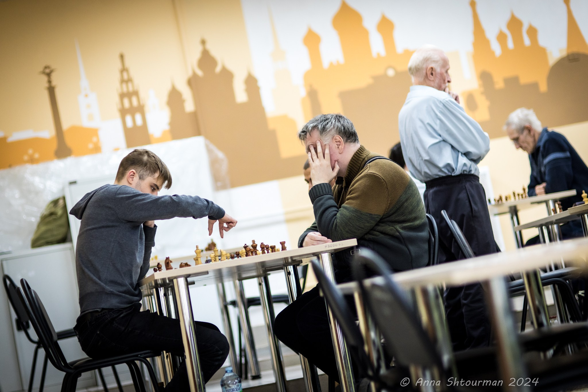 2024 Чемпионат Ярославской области по шахматам (Ярославль, Россия). Фотограф Анна Штурман (репортажная съёмка любых событий и мероприятий) Anna Shtourman photographer