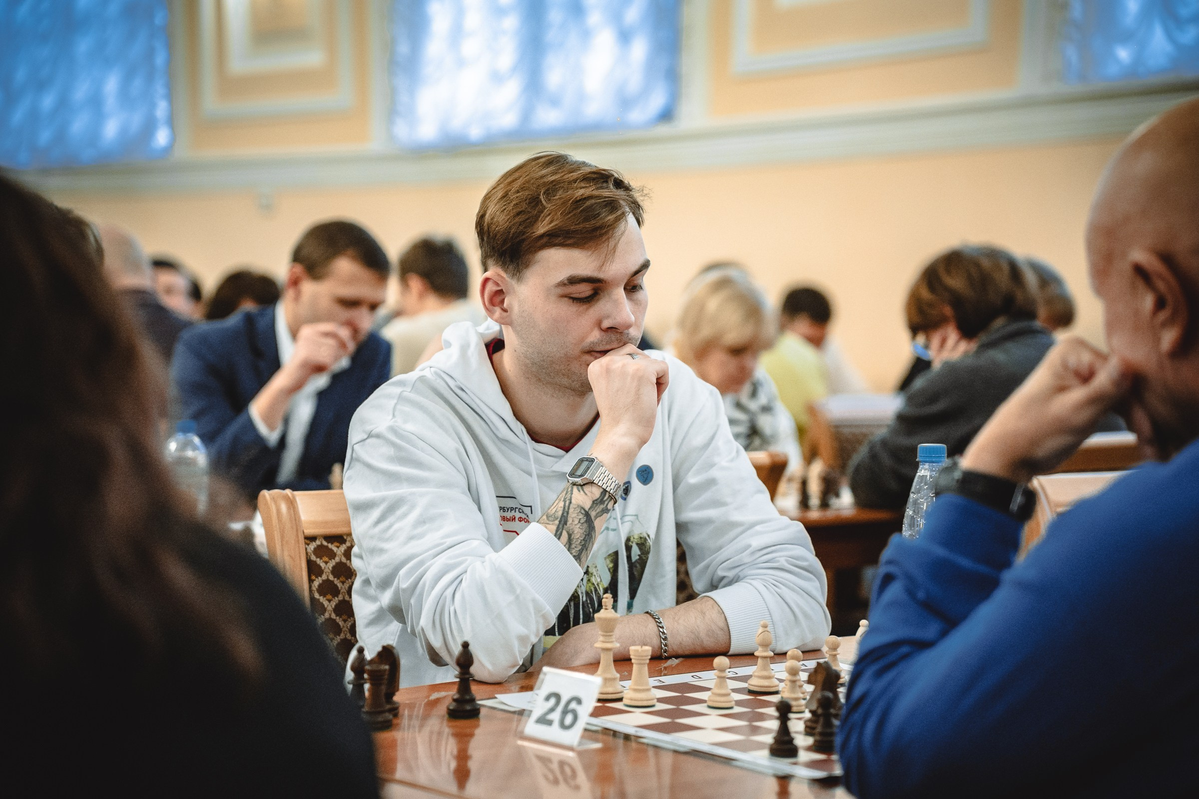 Шахматный турнир. Репортажный и портретный фотограф в Санкт-Петербурге Пчелинов Александр
