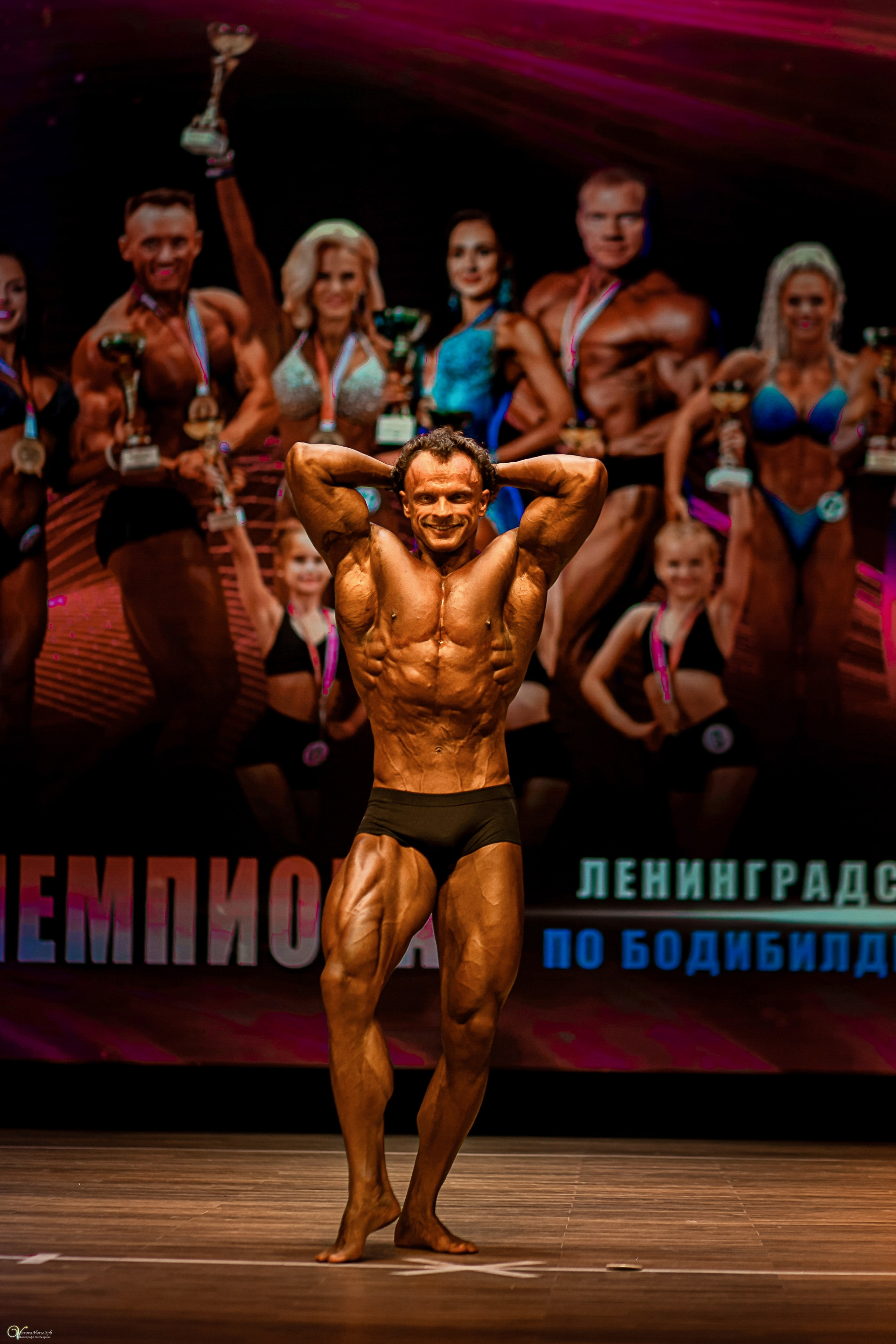Съемка чемпионата по бодибилдингу. Фотограф женский и мужской портрет Санкт-Петербург