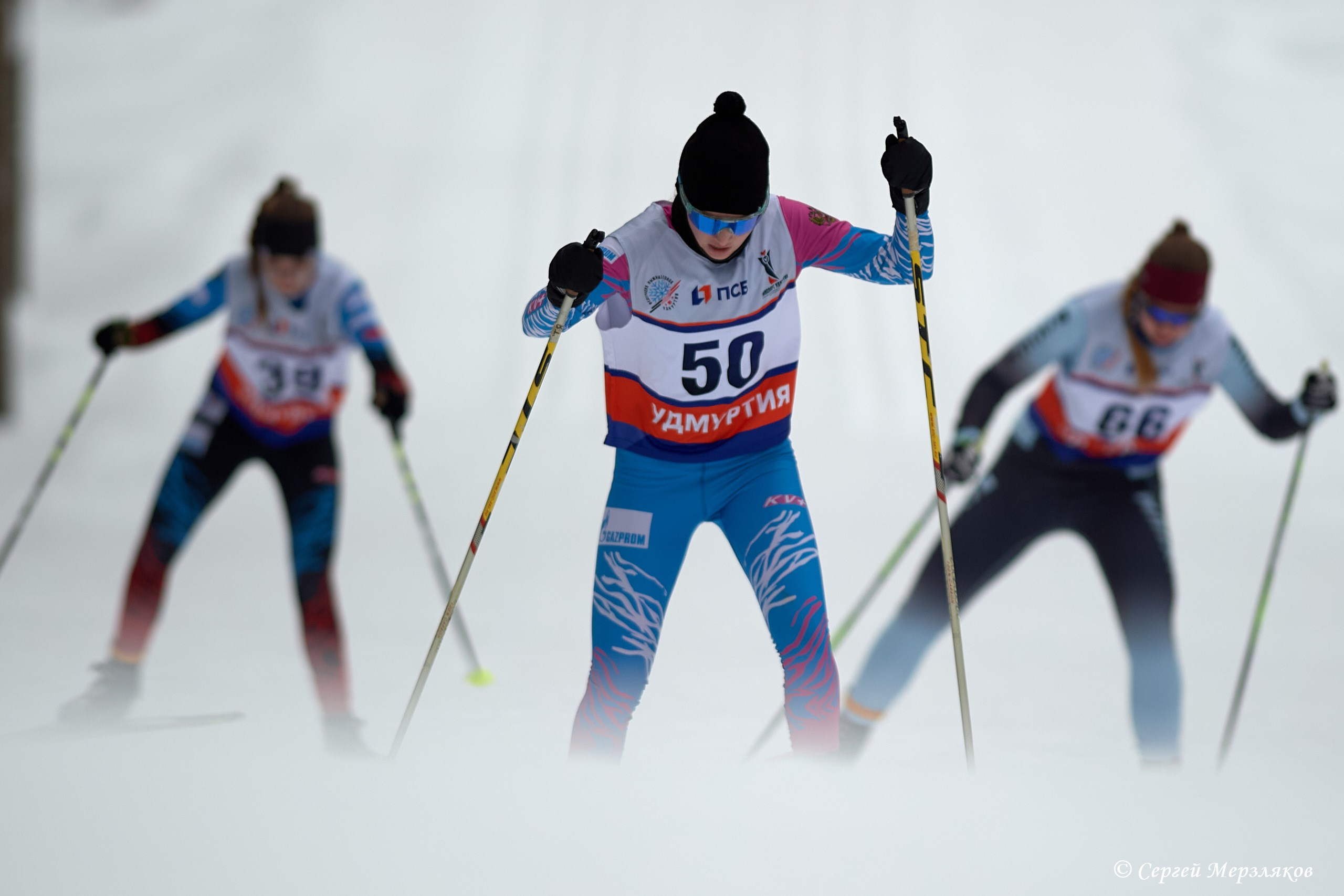 Всероссийские соревнования по лыжным гонкам на призы ЗМС Галины Кулаковой. Спортивный репортажный фотограф в Ижевске Сергей Мерзляков
