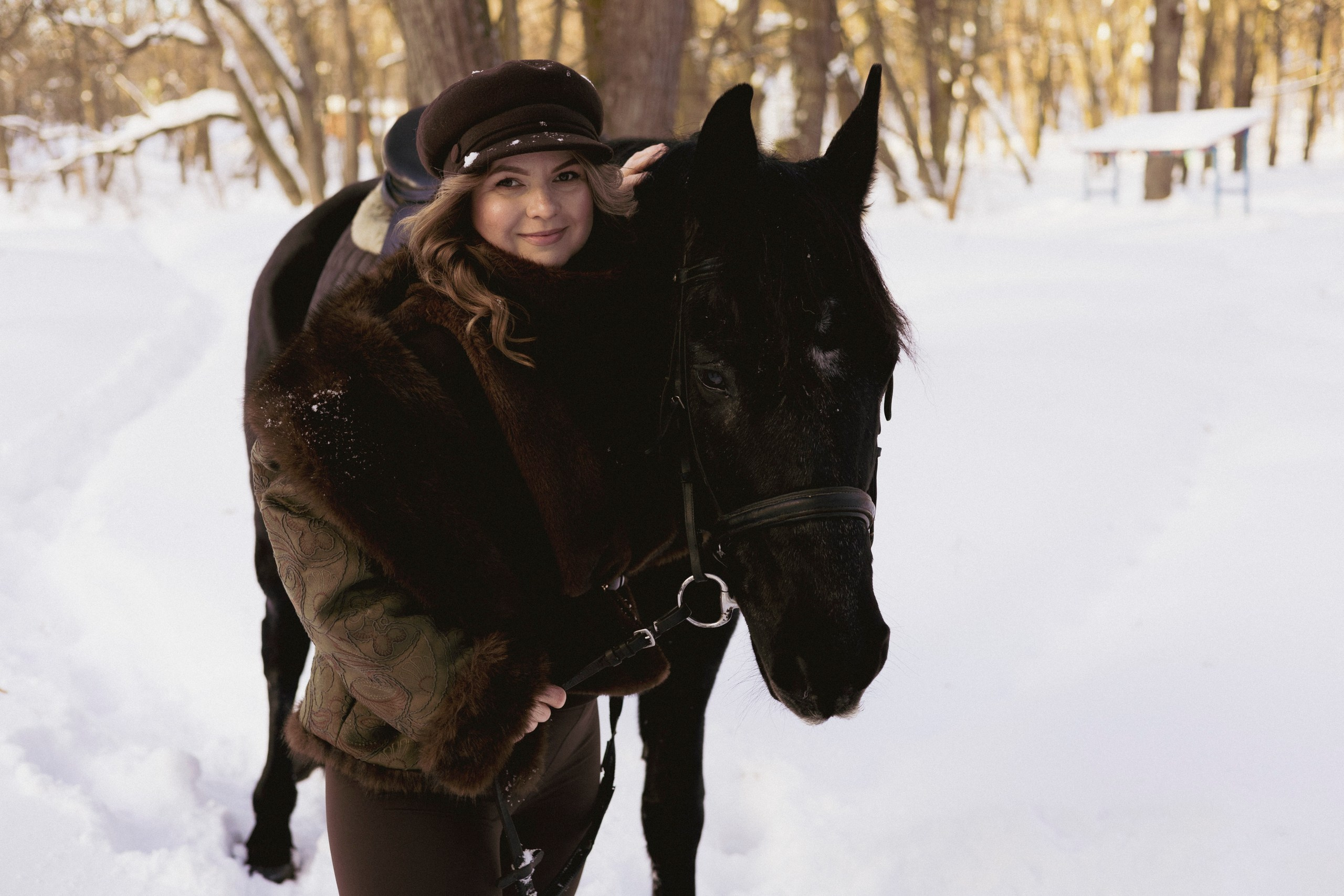 — Фотосессия с лошадью