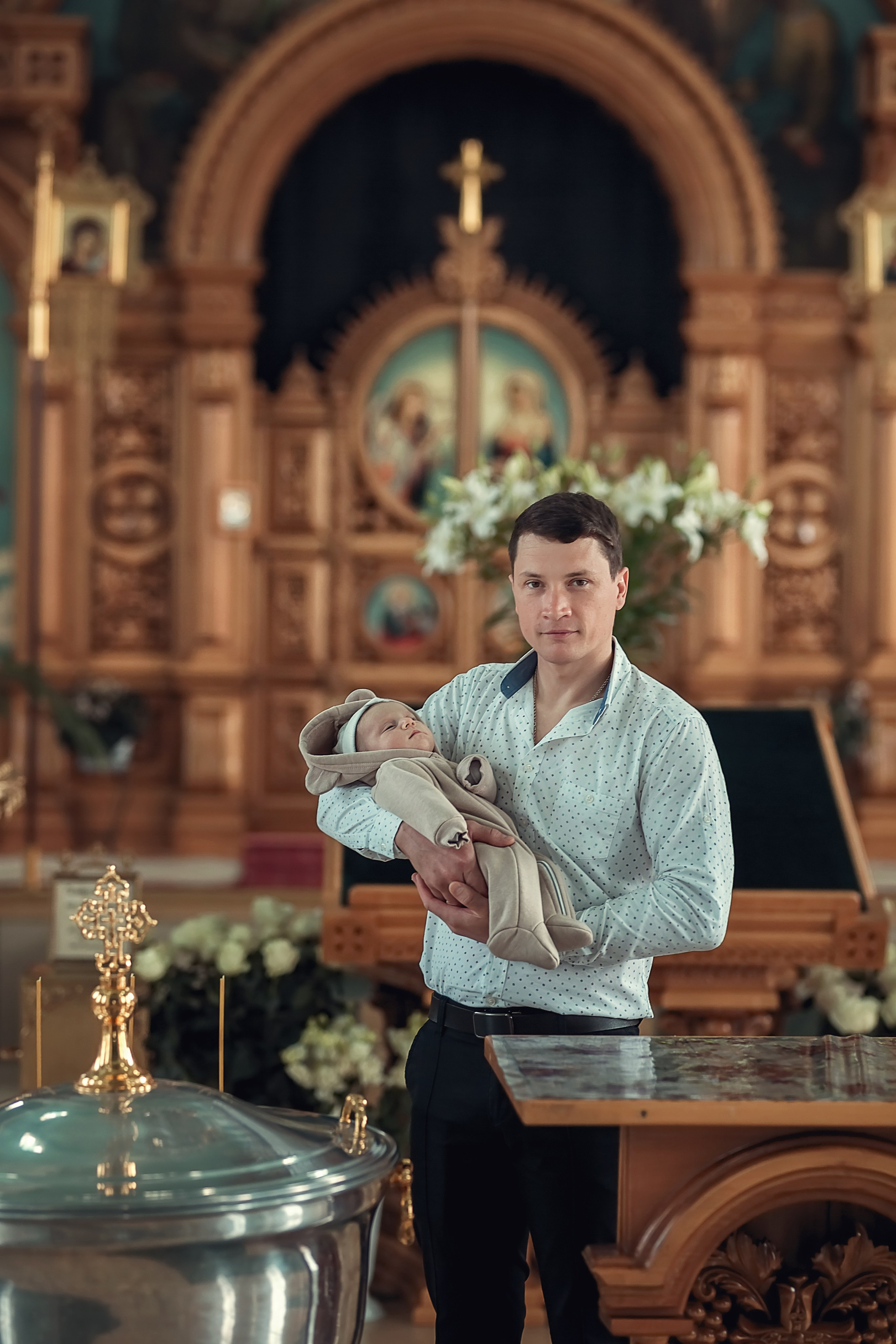 Крещение Софии. Семейный и детский фотограф Екатерина Савёлова
