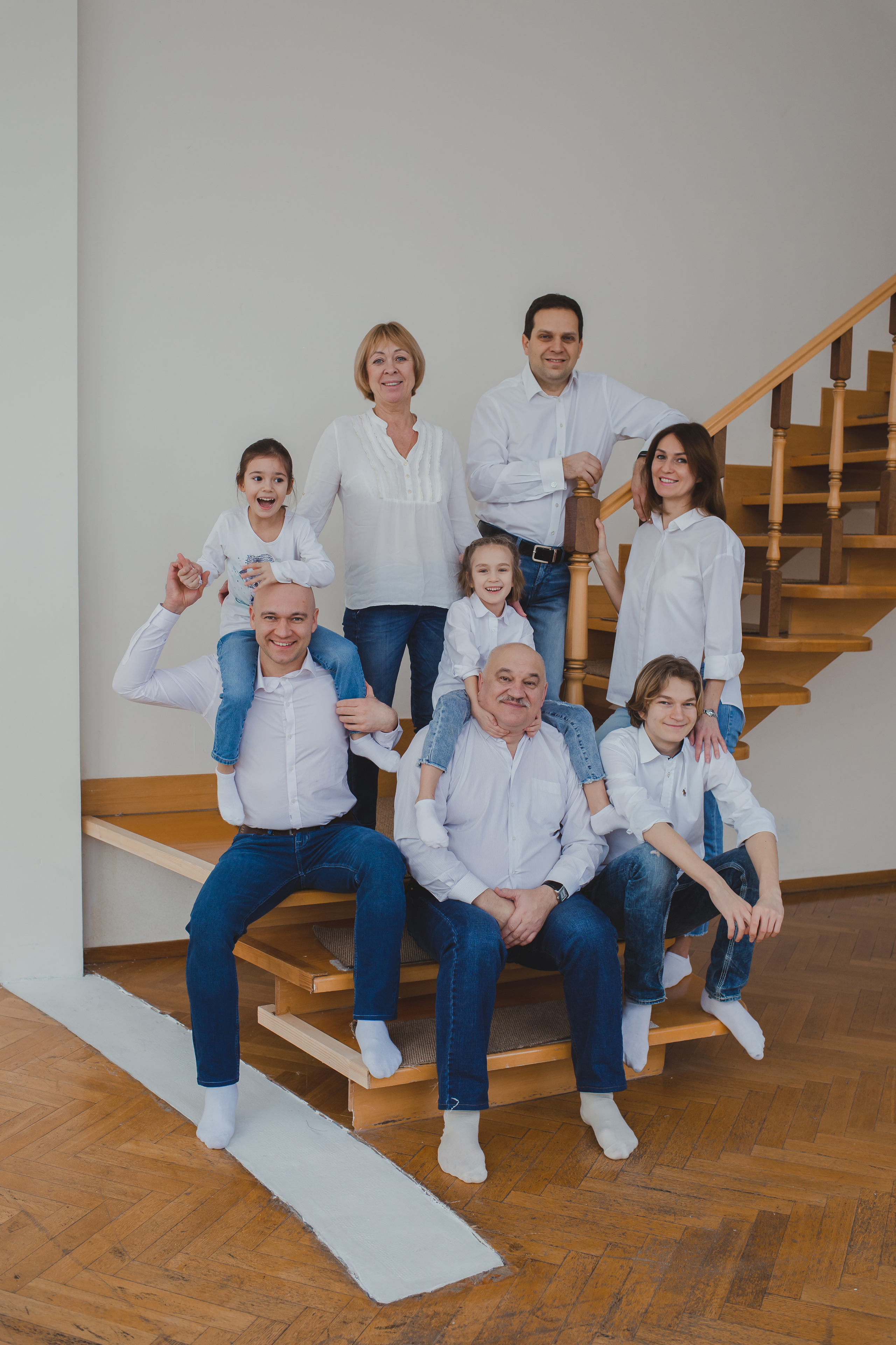 Большая семейная съемка. Семейный фотограф Николаева Ольга