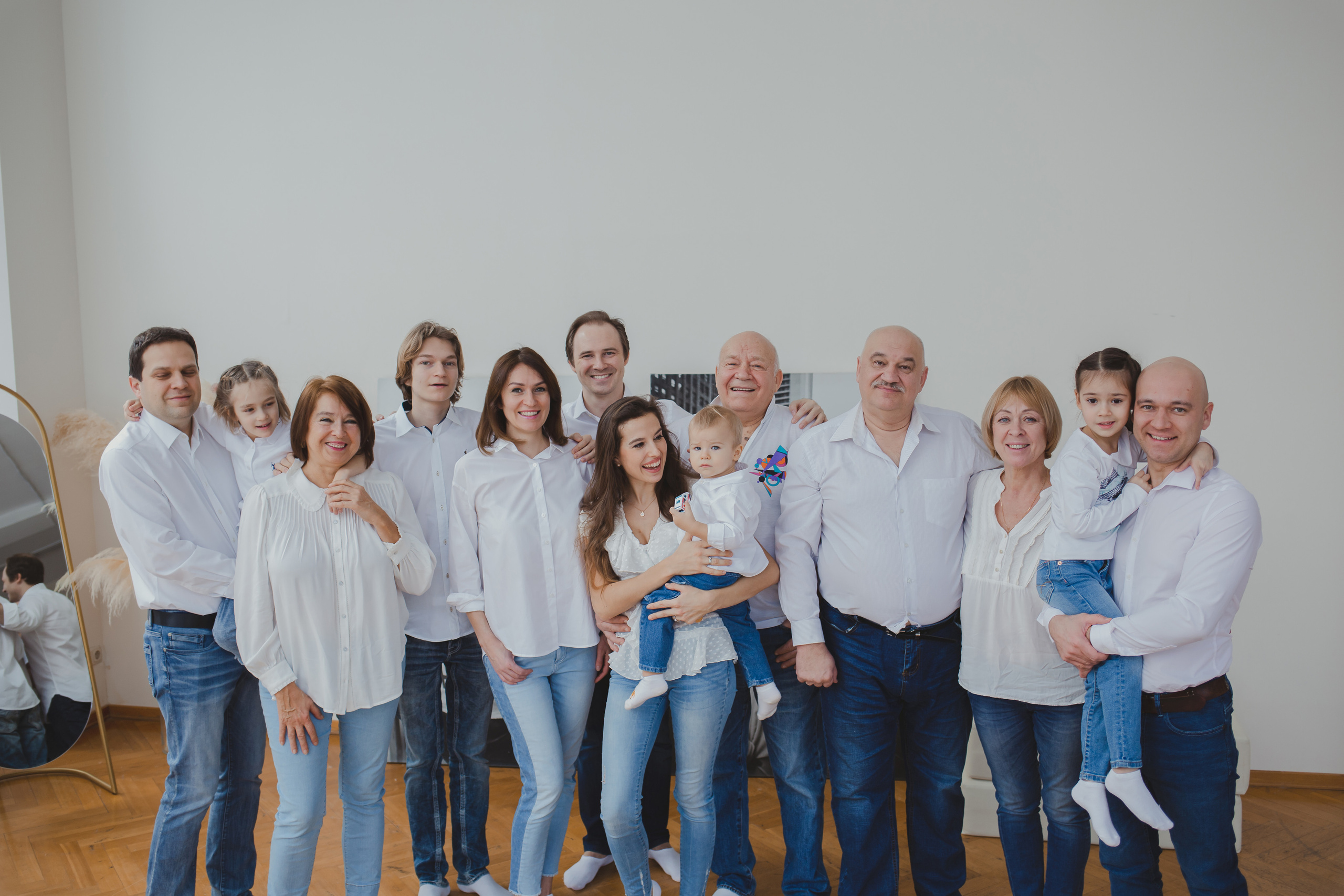 Большая семейная съемка. Семейный фотограф Николаева Ольга