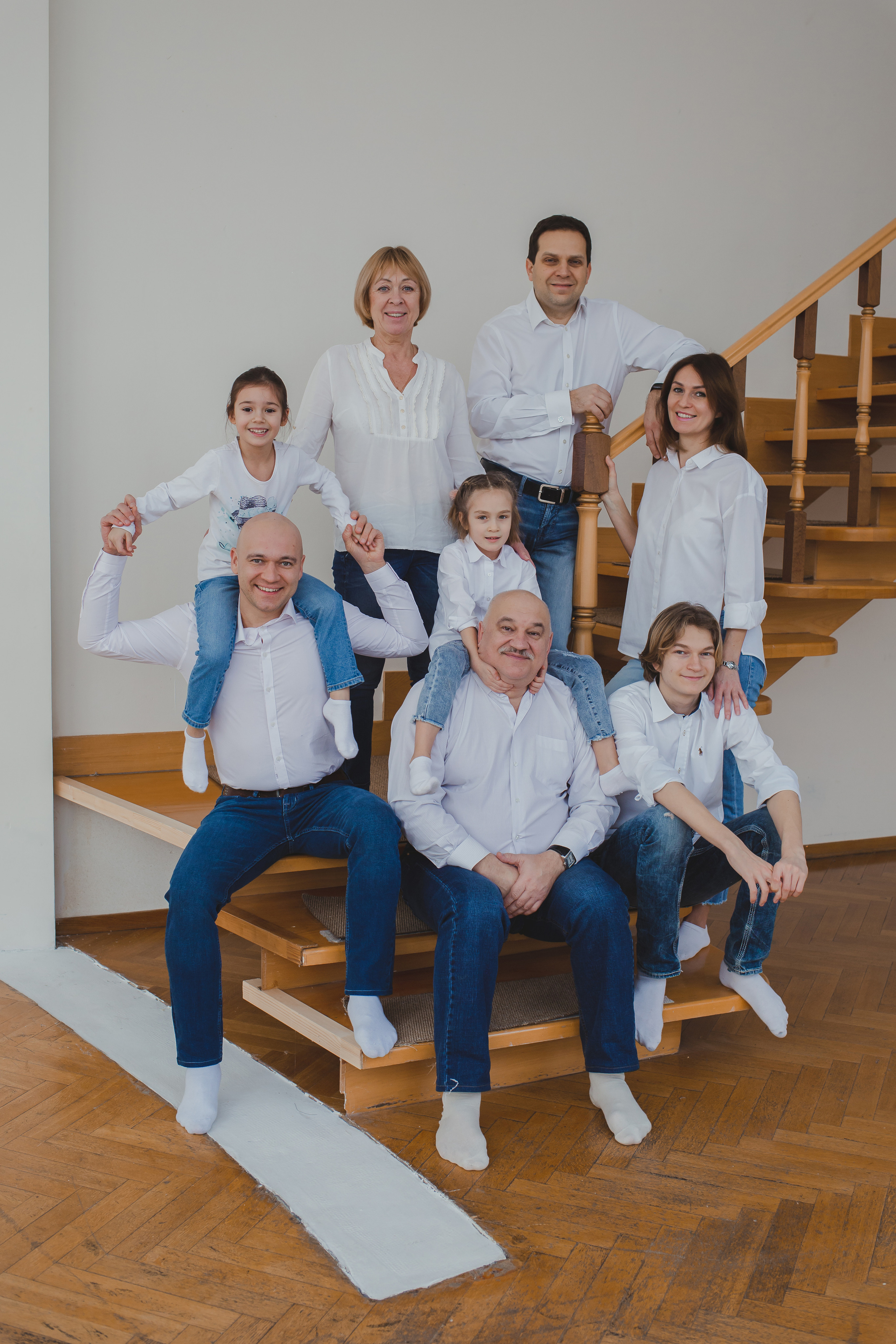 Большая семейная съемка. Семейный фотограф Николаева Ольга